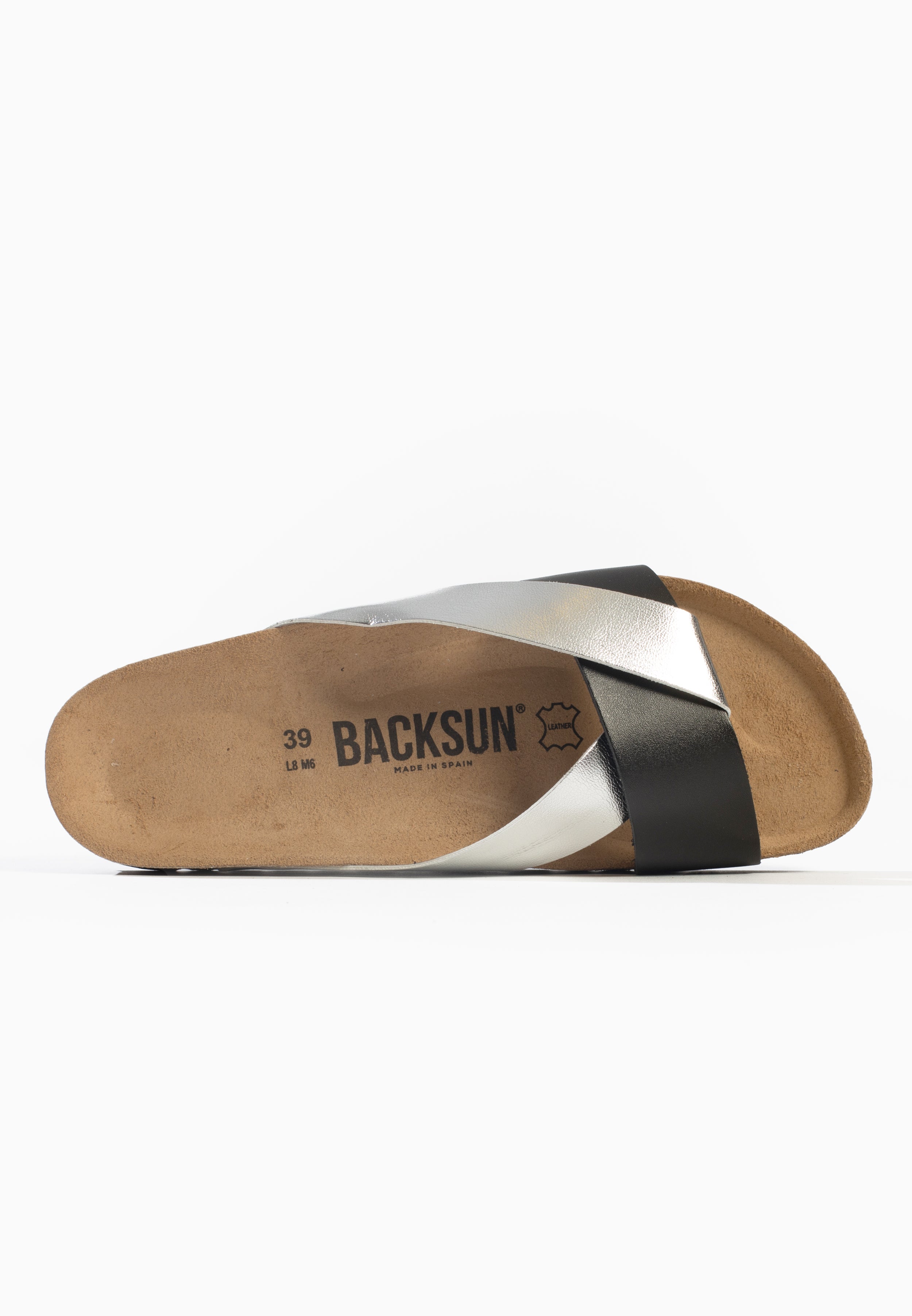 Sandales Tingo Multi-Brides Noir et argent