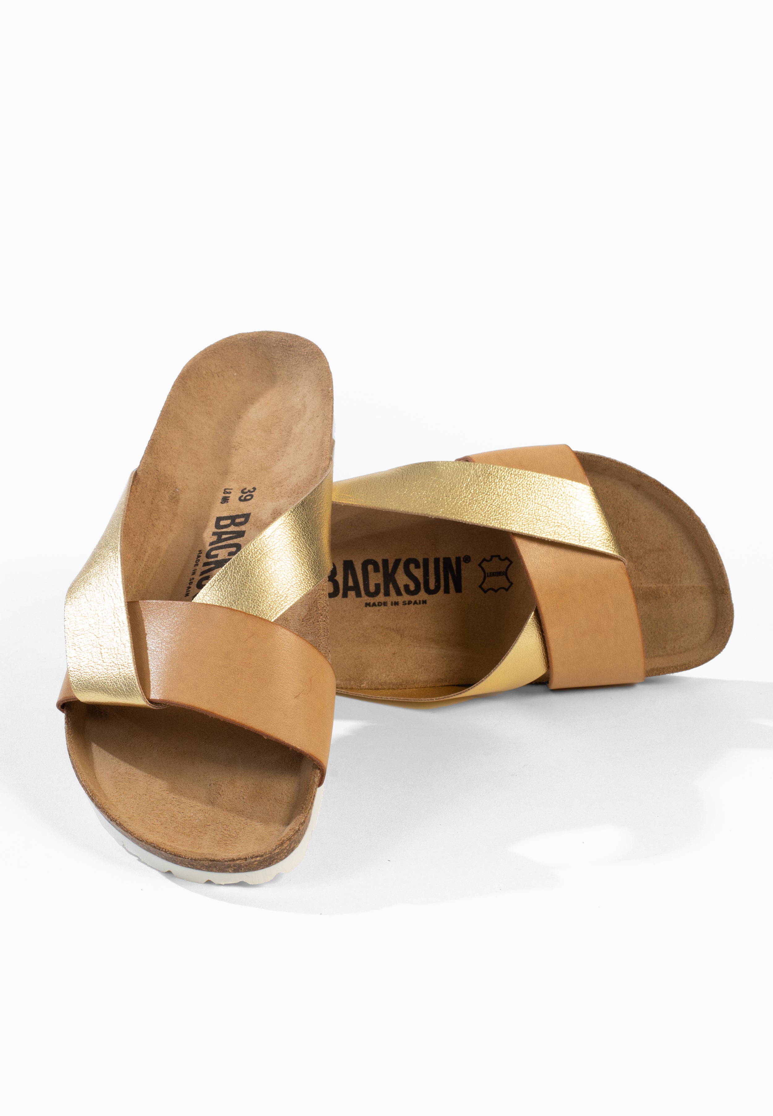 Sandales Tingo Multi-Brides Camel et or
