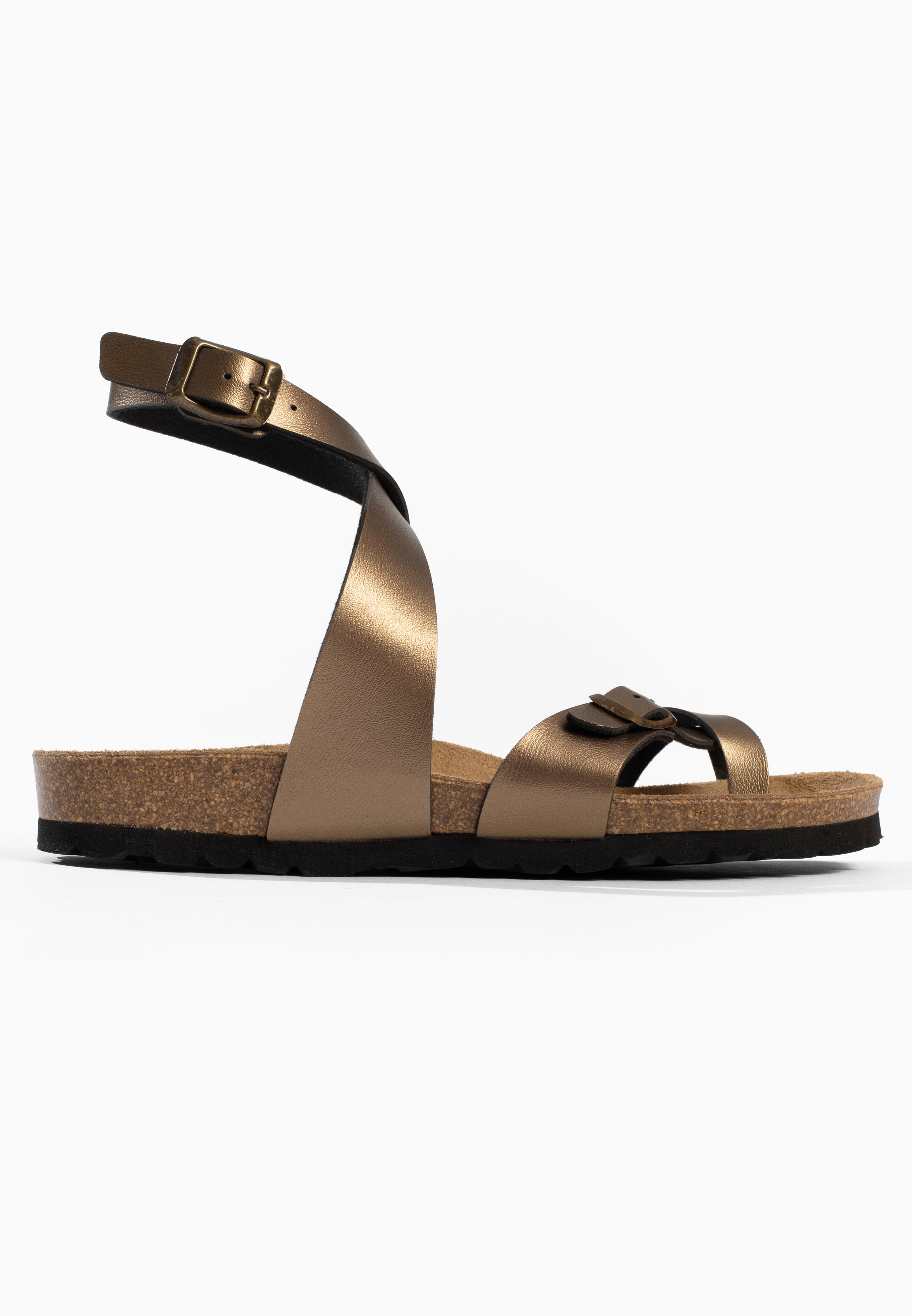 Sandales à Entre-doigts Mala Bronze