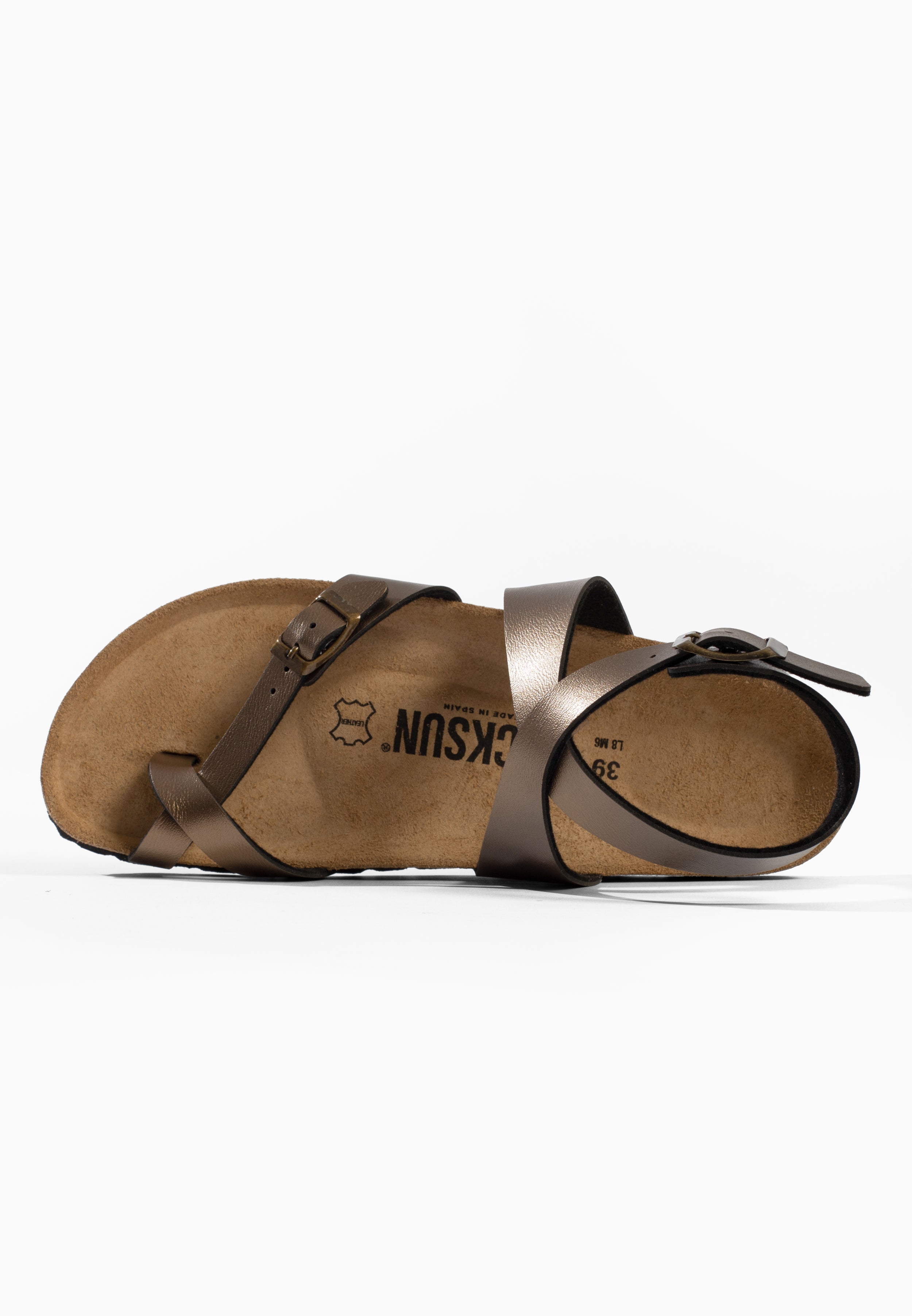 Sandales à Entre-doigts Mala Bronze