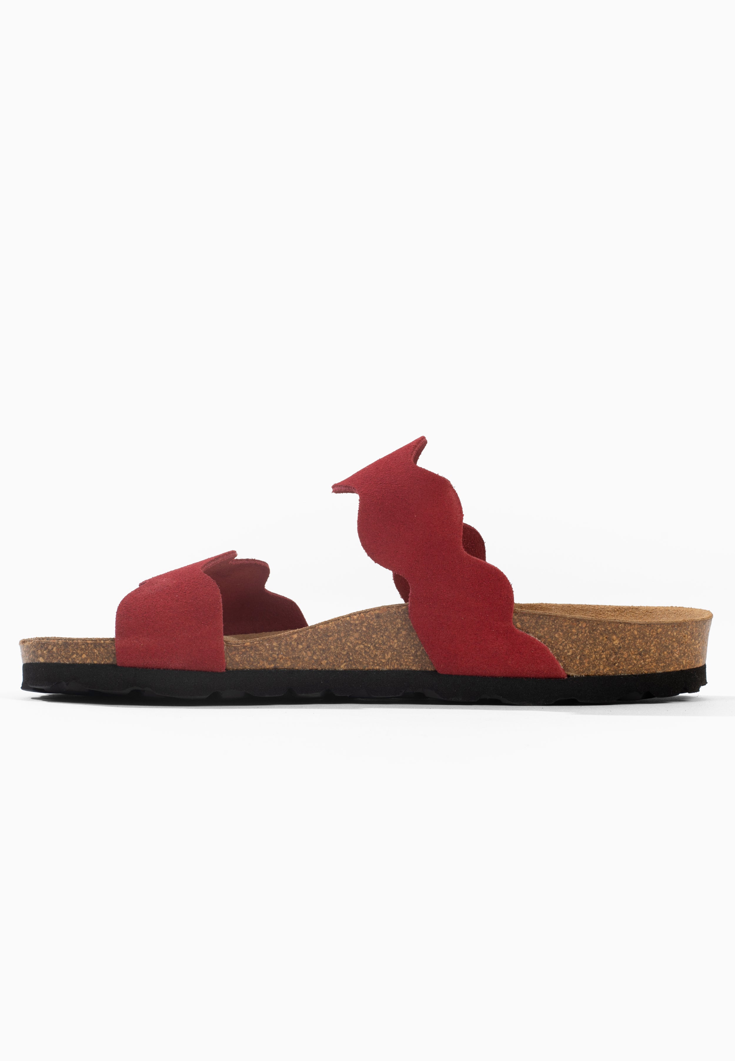 Sandales 2 Brides Sechura Rouge en Cuir