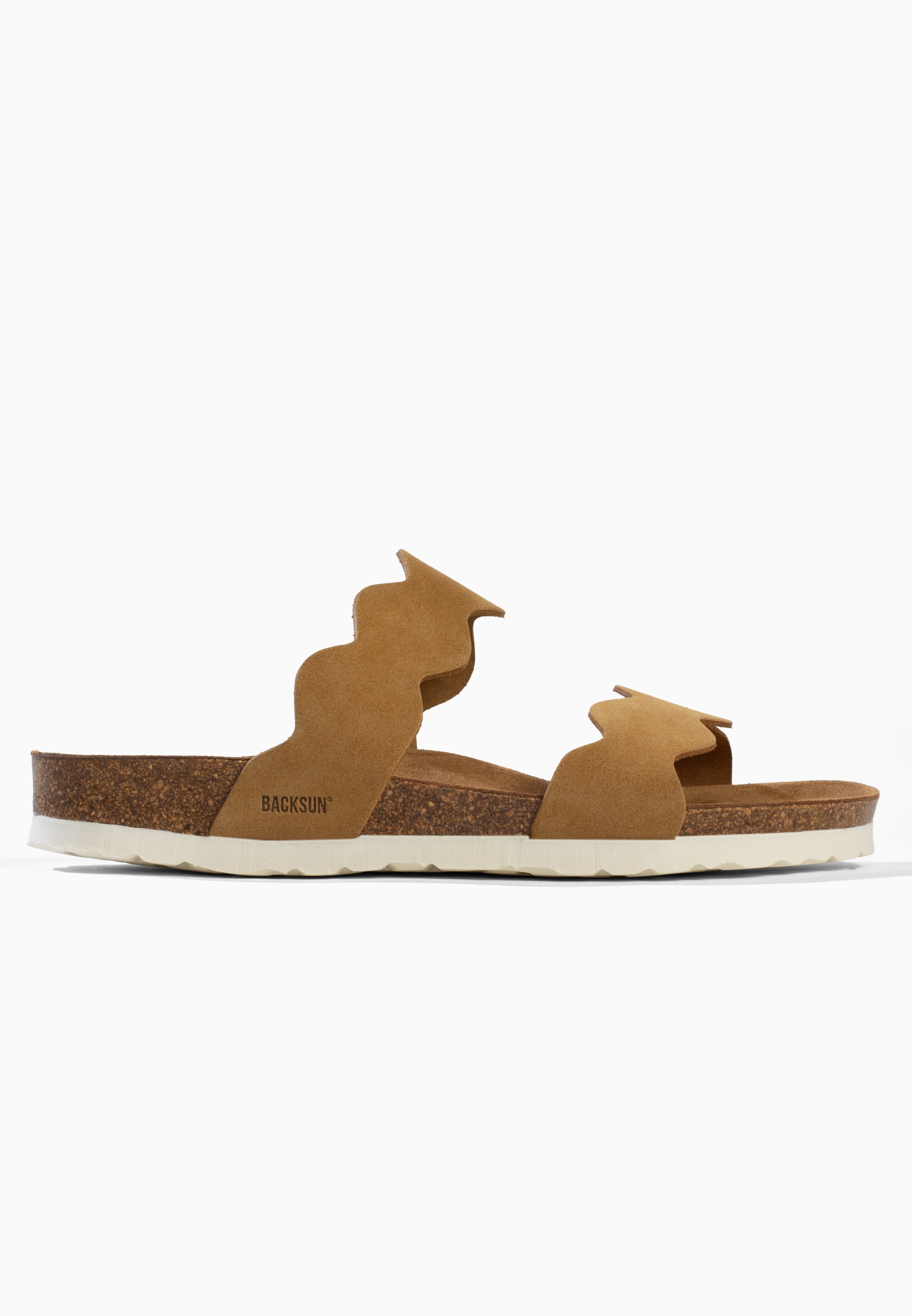 Sandales Sechura 2 Brides Camel 100 % Cuir