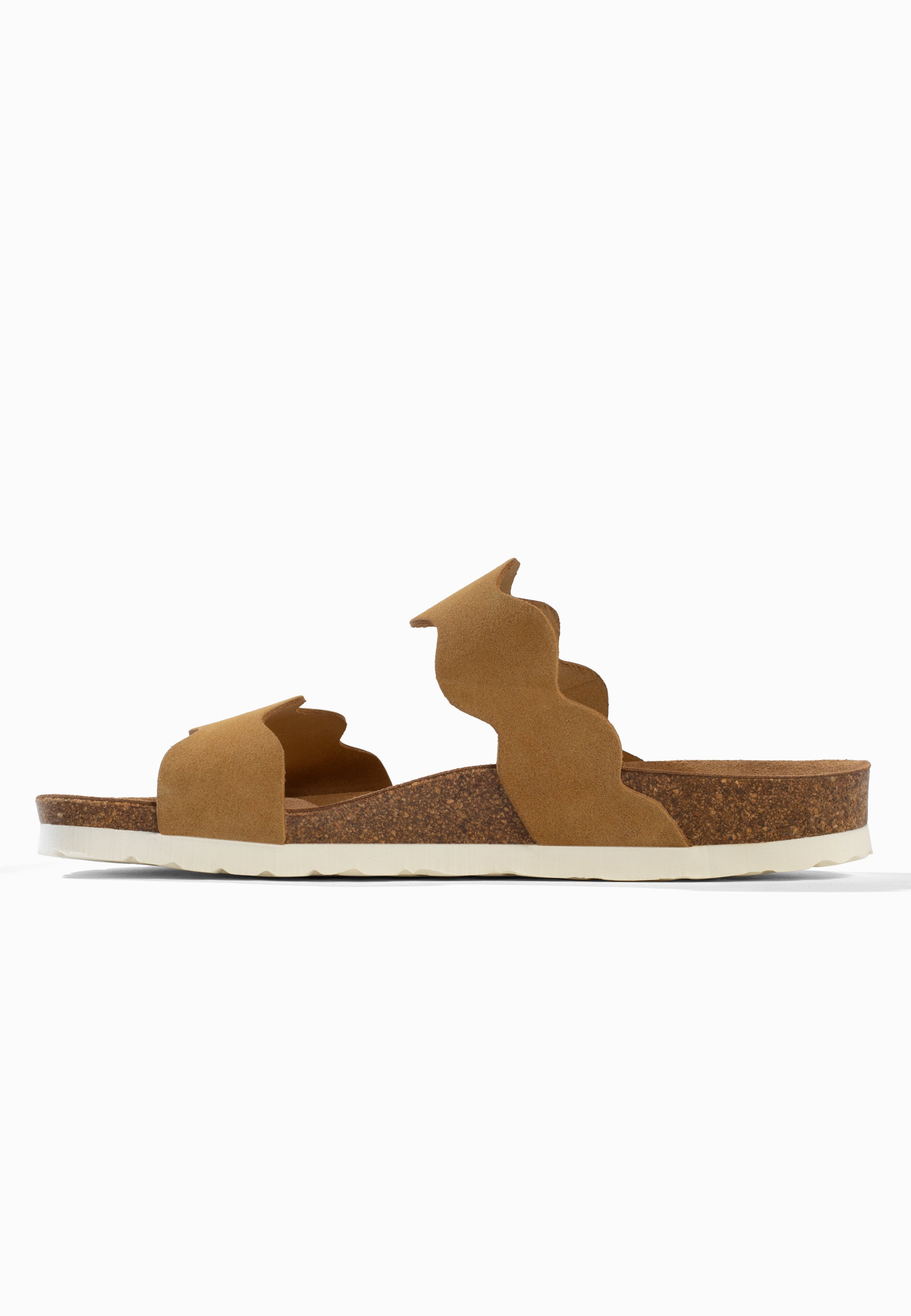 Sandales Sechura 2 Brides Camel 100 % Cuir