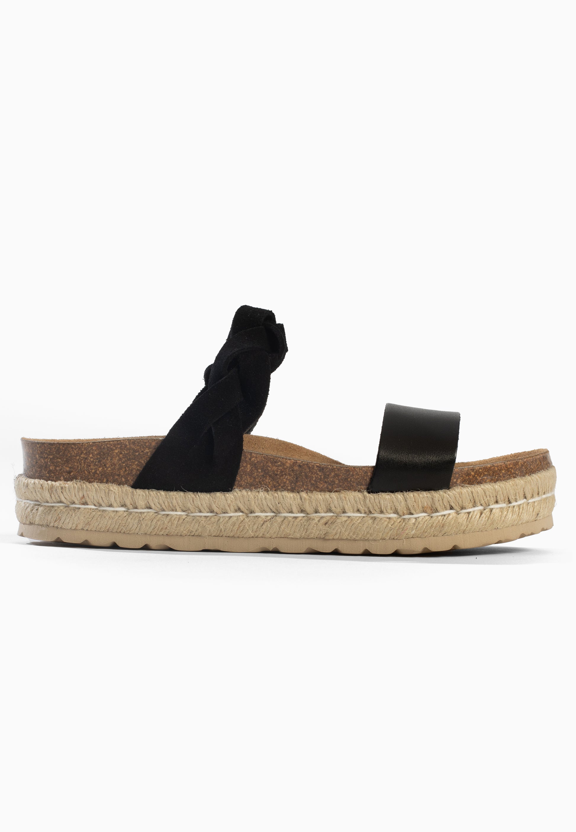 Bagua Platform Sandals Black