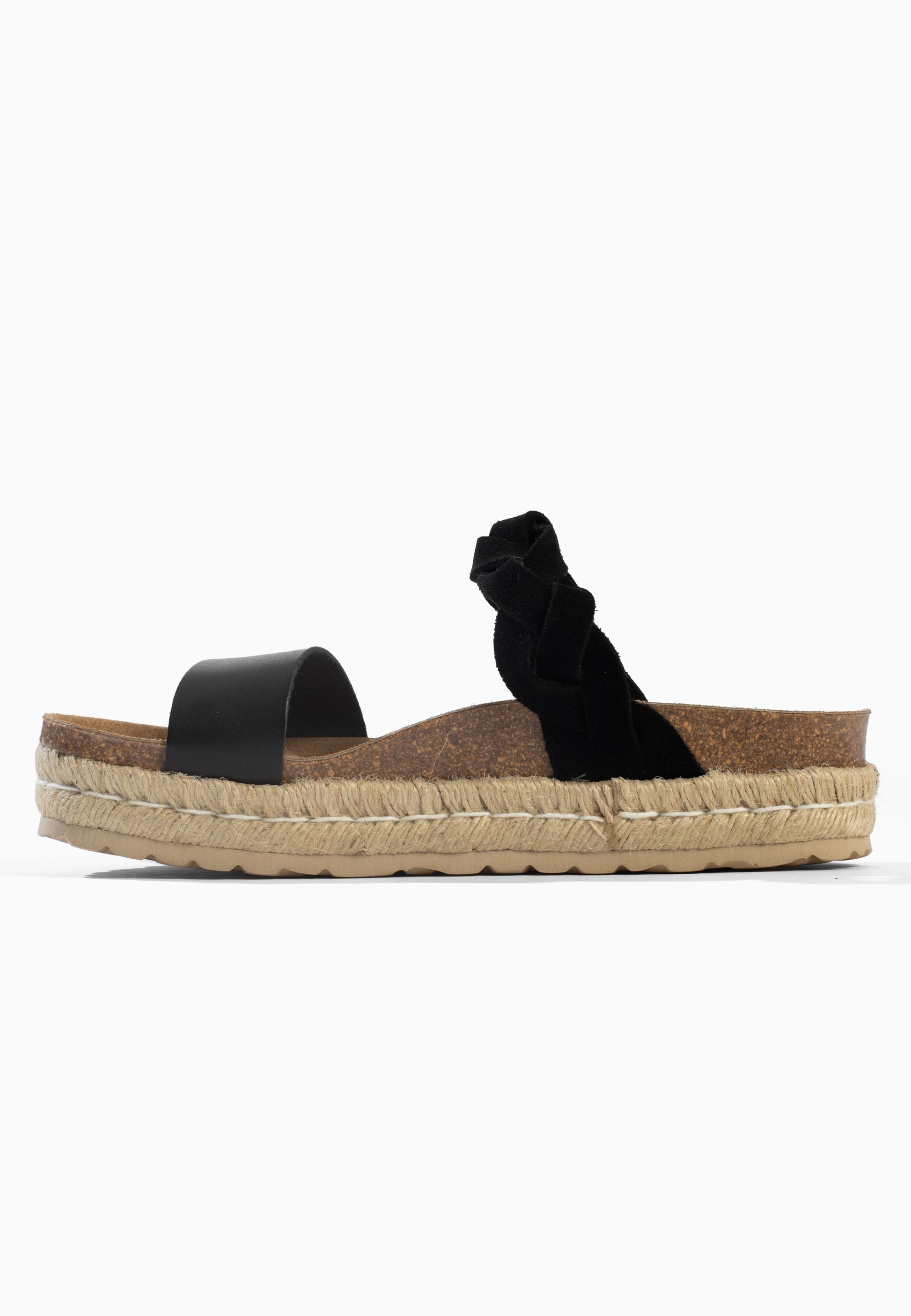 Bagua Platform Sandals Black