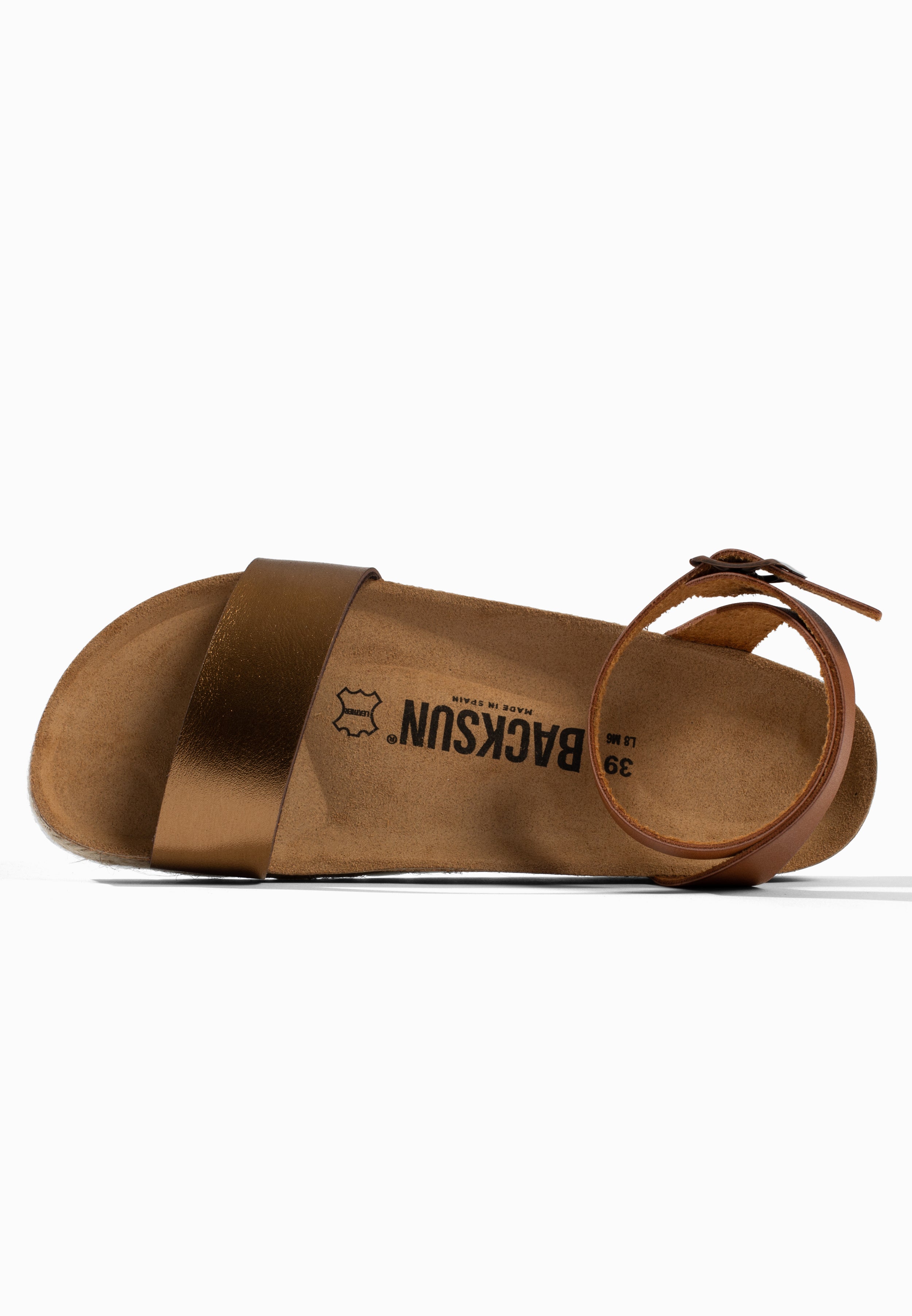 Sandales Multi-Brides Junin Beige et Bronze