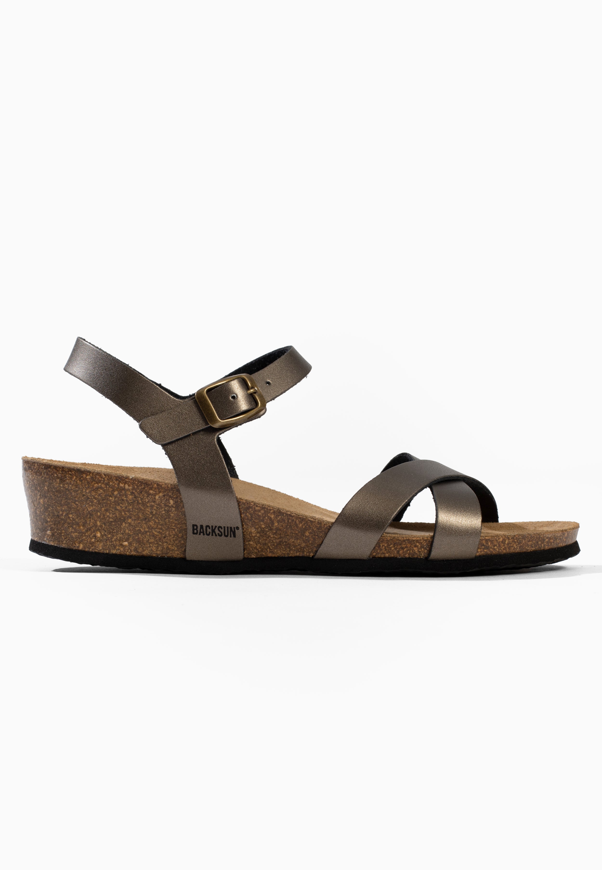 Sandales Nalec Compensées et semi-compensées Pewter