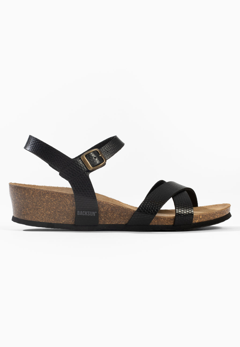 Sandales Nalec Compensées et semi-compensées Noir
