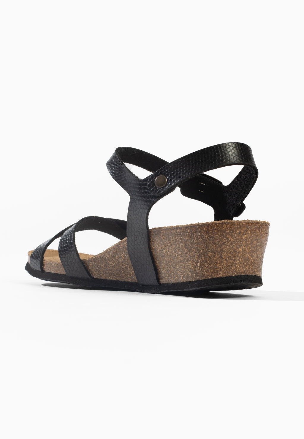 Sandales Nalec Compensées et semi-compensées Noir