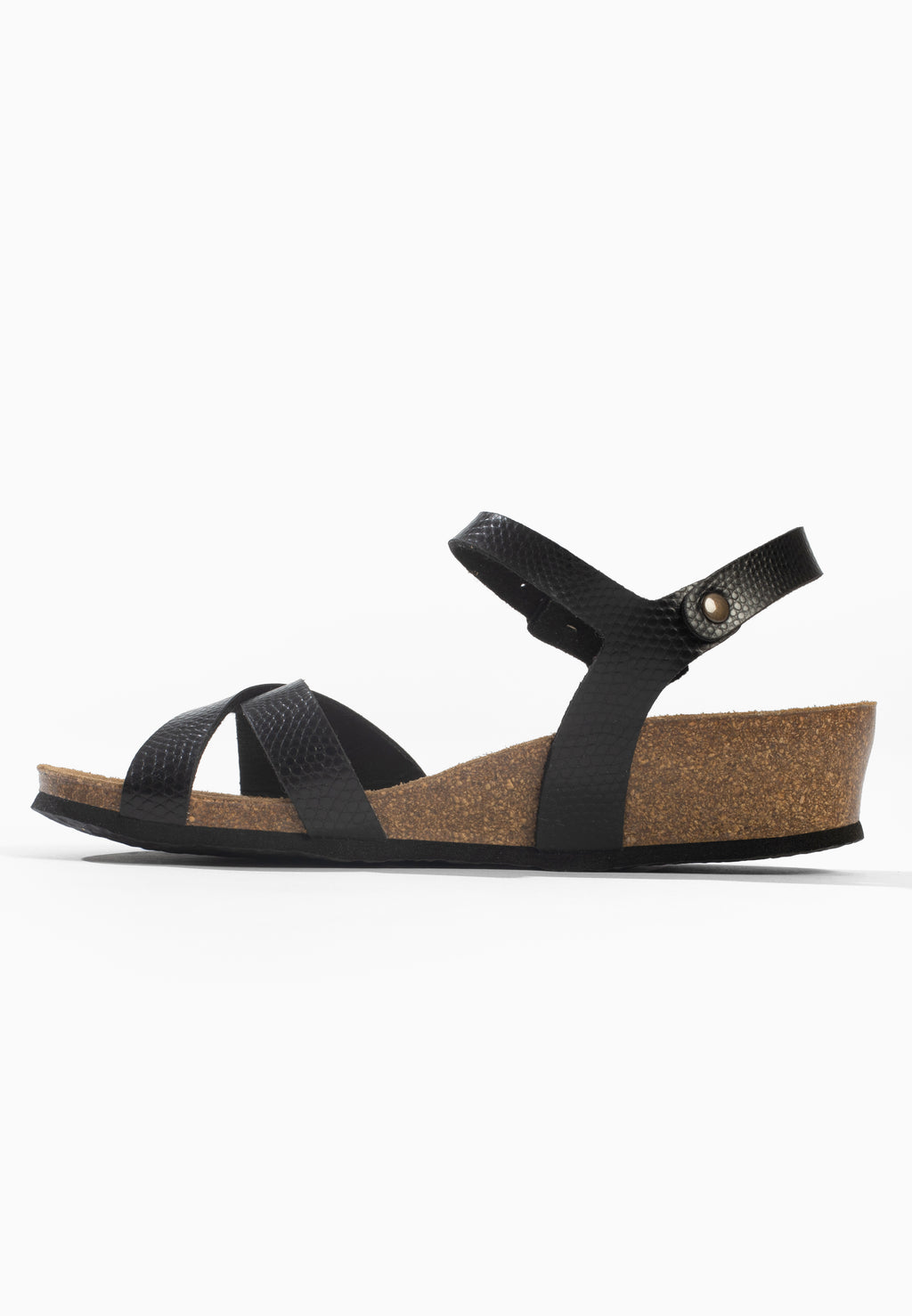 Sandales Nalec Compensées et semi-compensées Noir