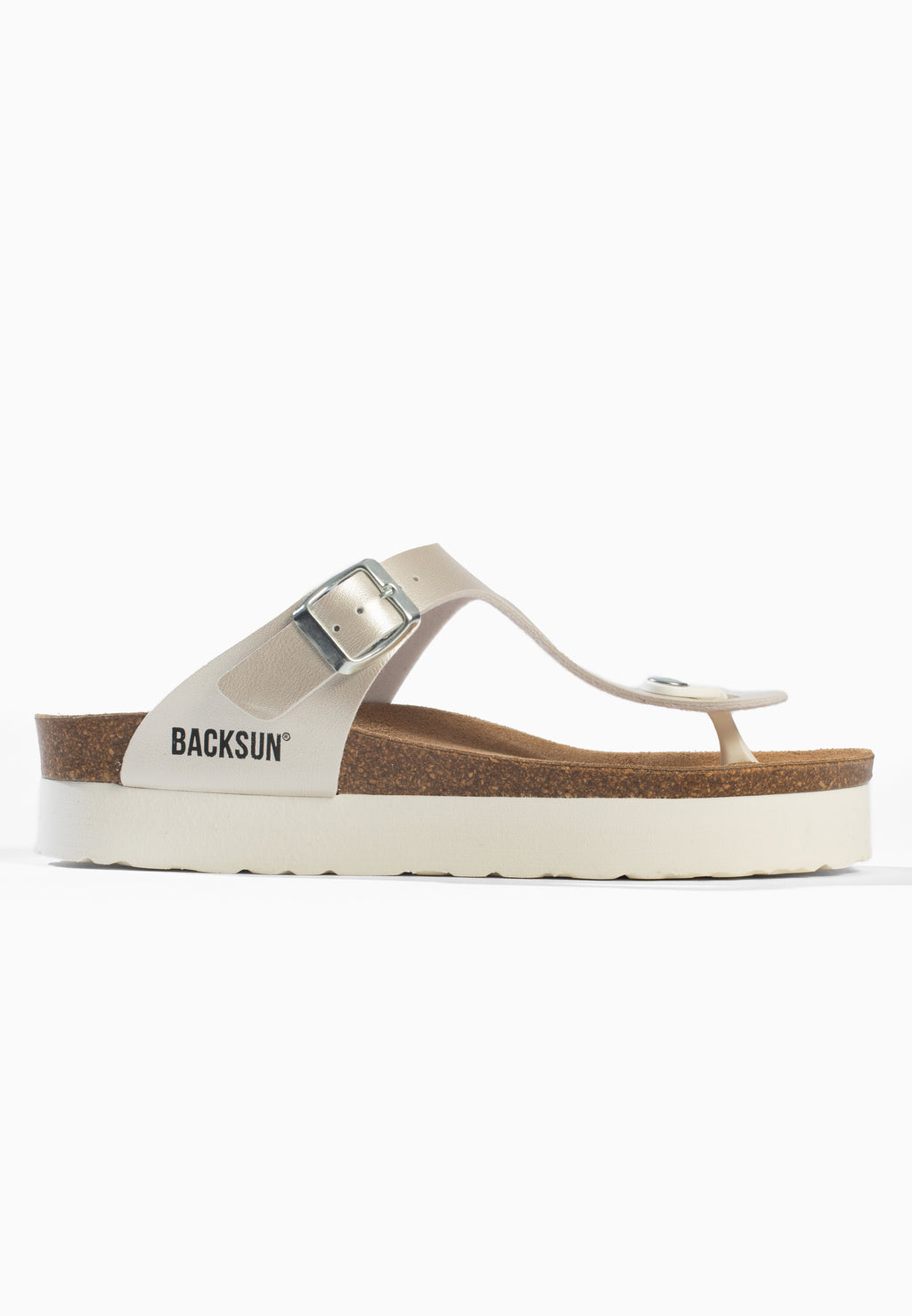 Alghero Off-White Platform Sandals