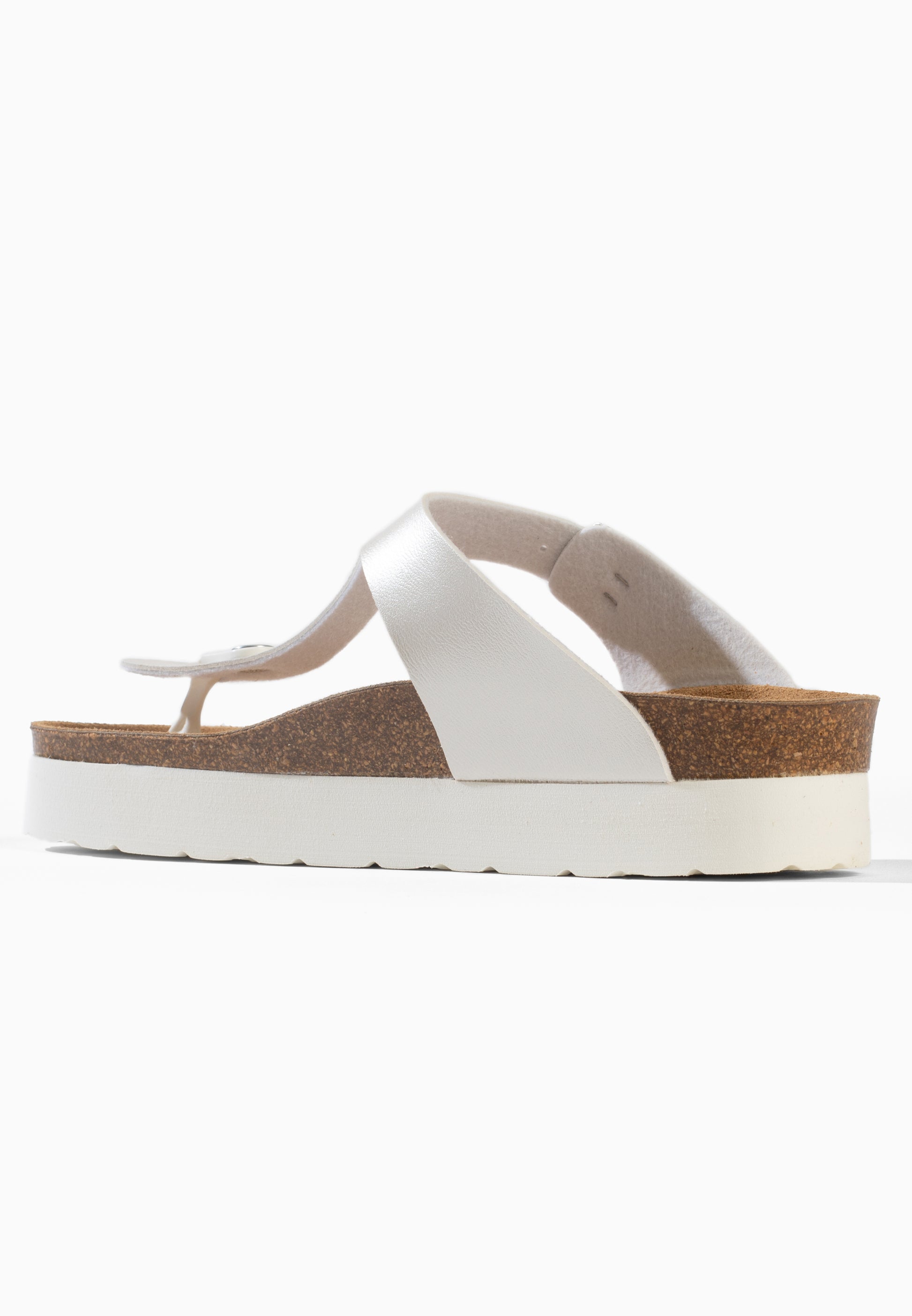 Alghero Off-White Platform Sandals