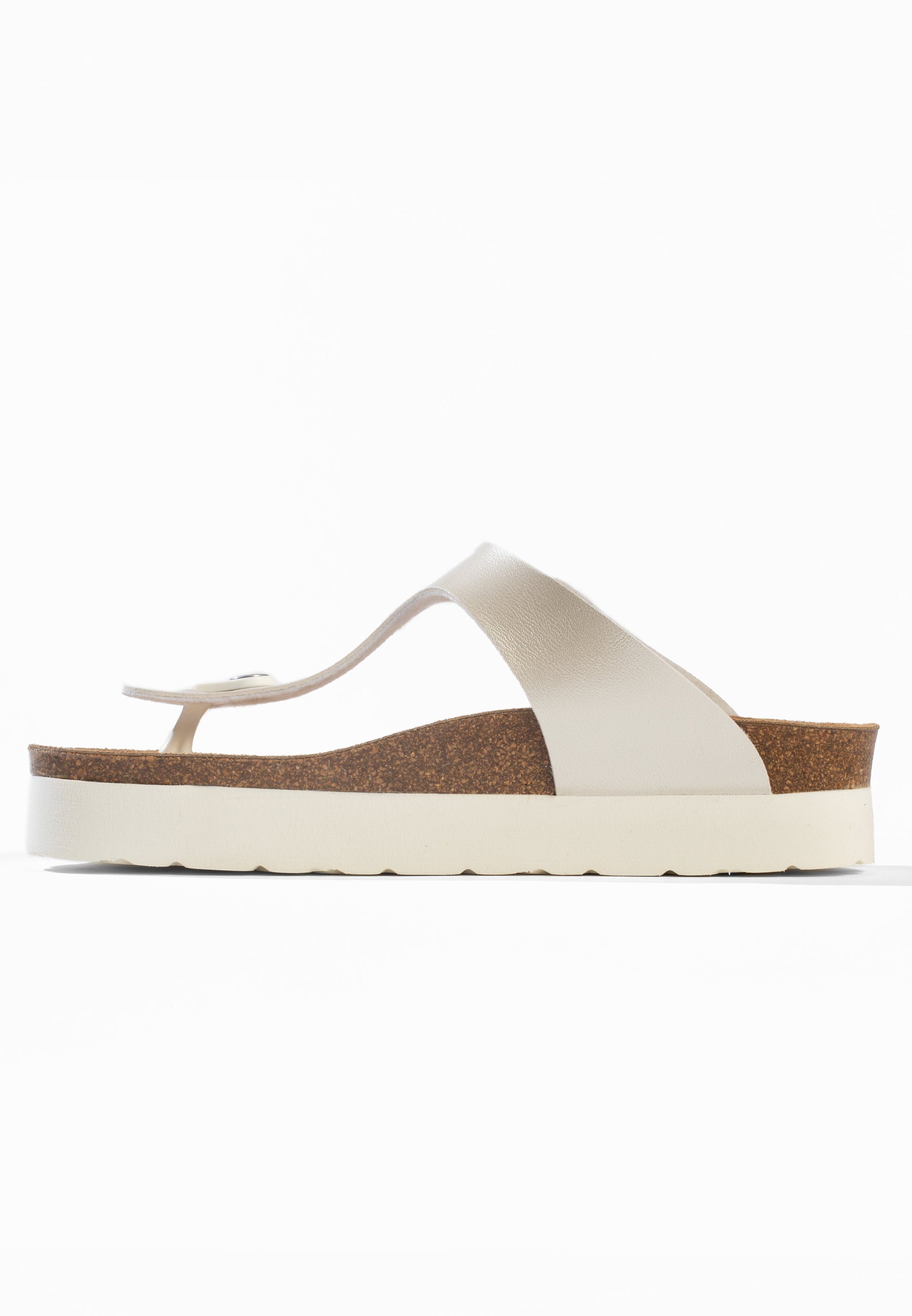 Alghero Off-White Platform Sandals