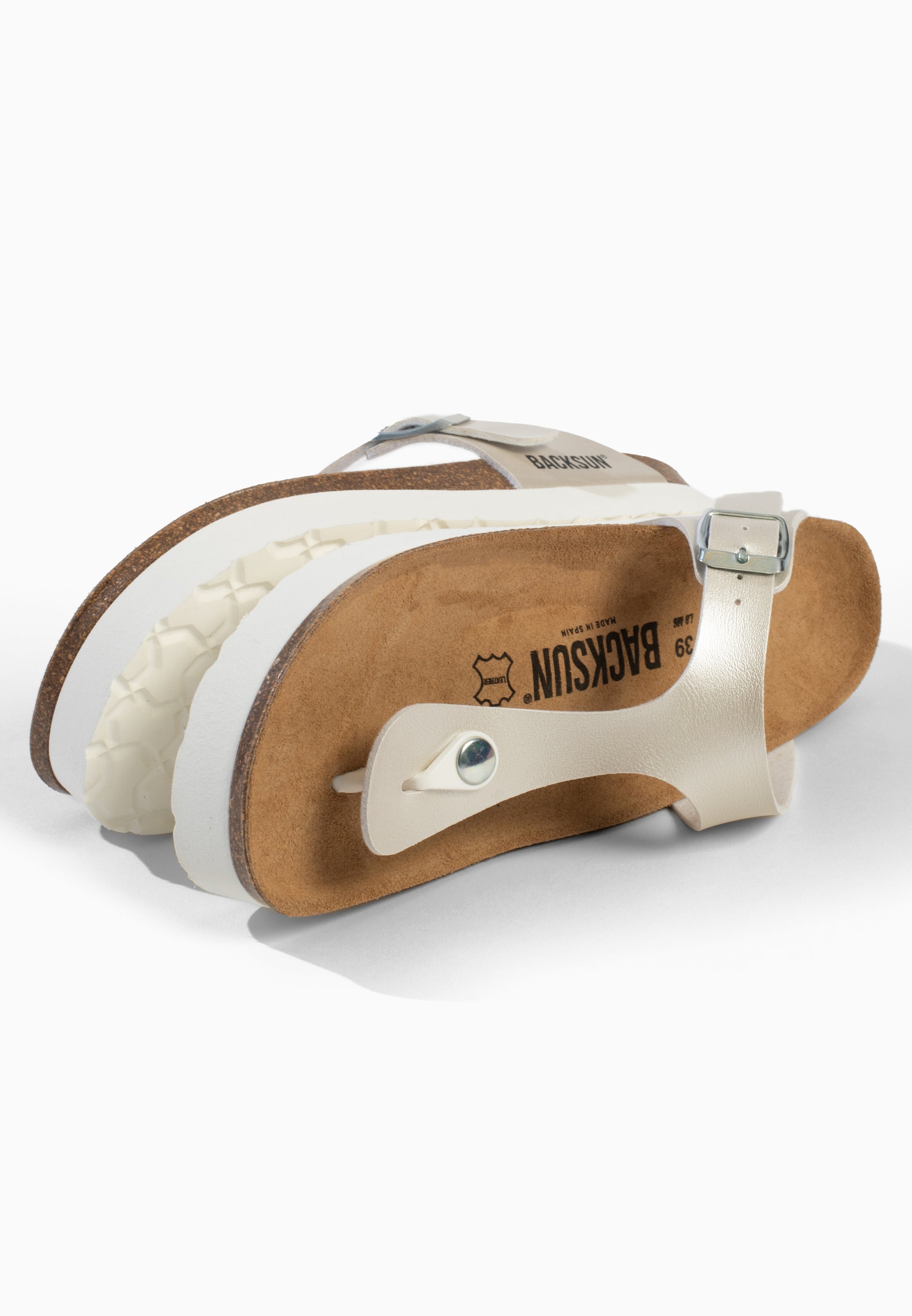 Alghero Off-White Platform Sandals