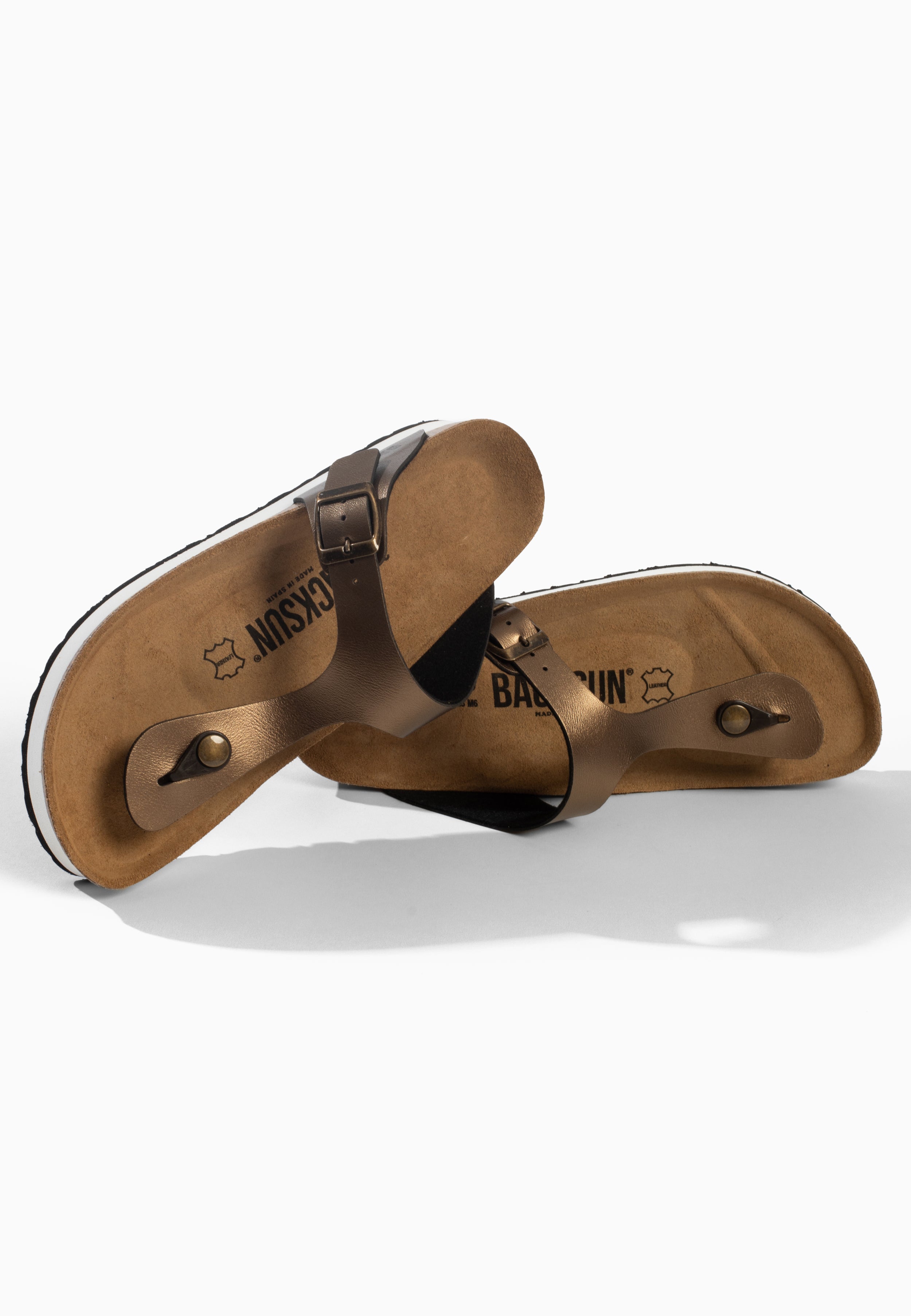 Sandales Alghero à plateforme Bronze