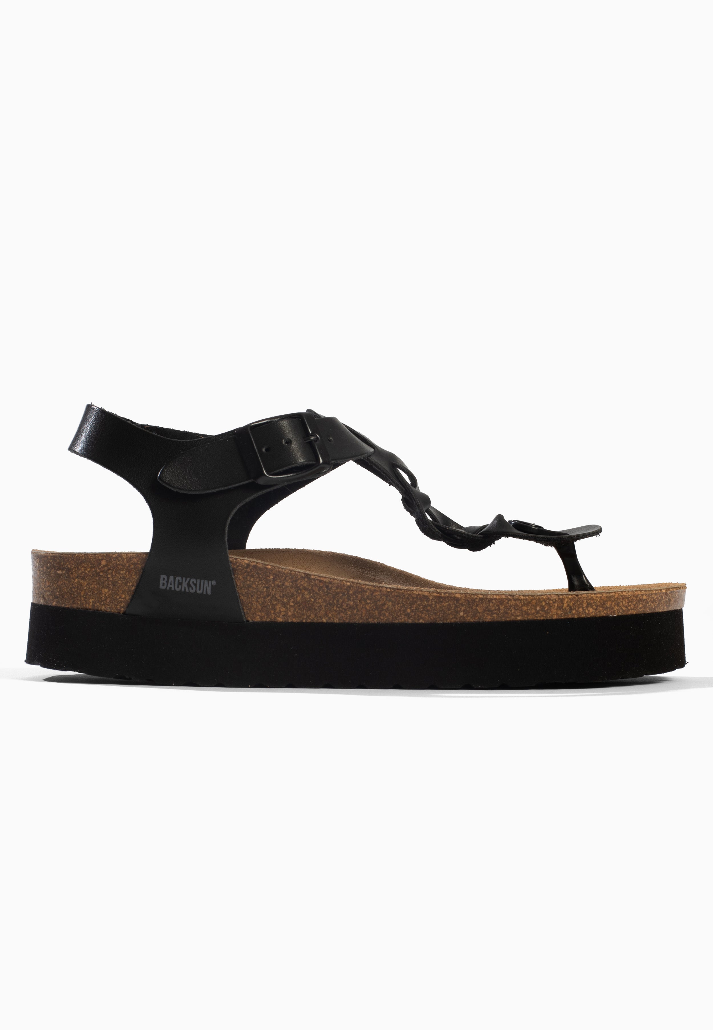 Sandales Ancone à plateforme Noir
