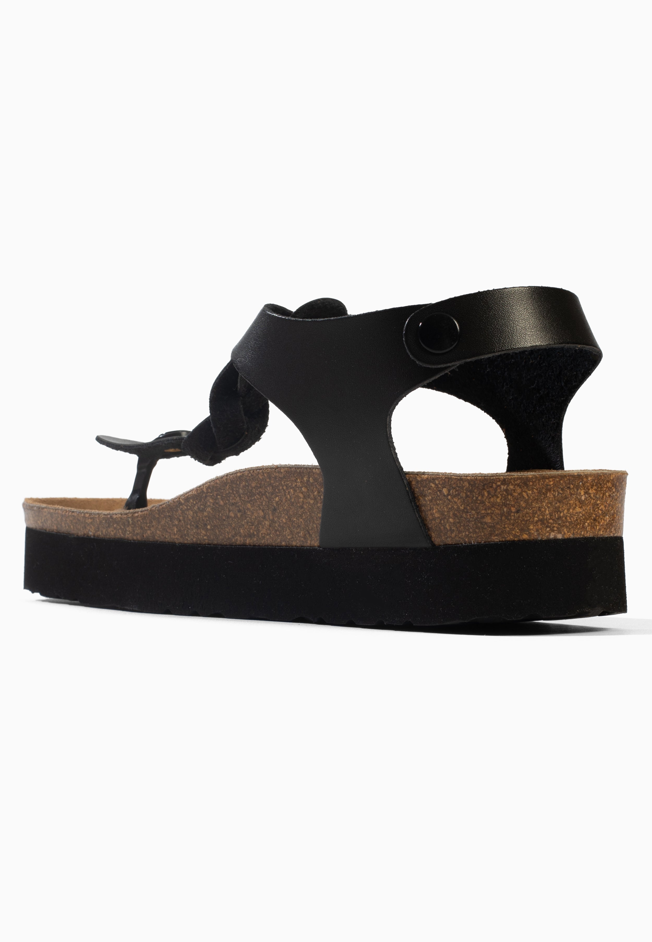 Sandales Ancone à plateforme Noir