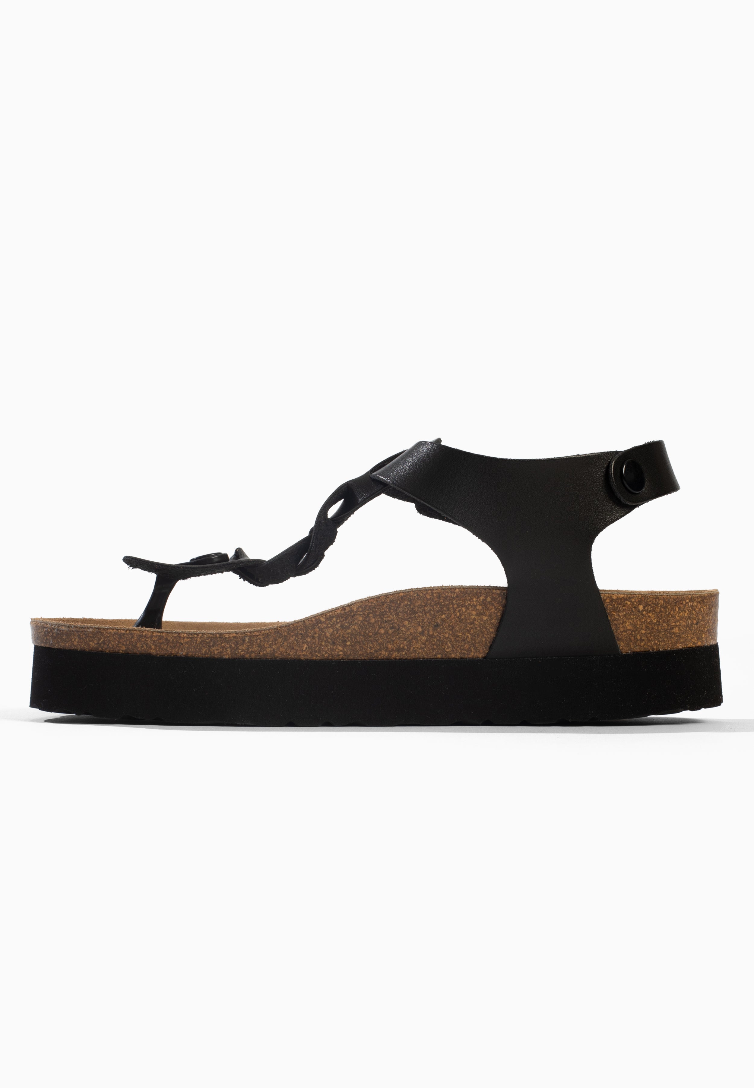 Sandales Ancone à plateforme Noir