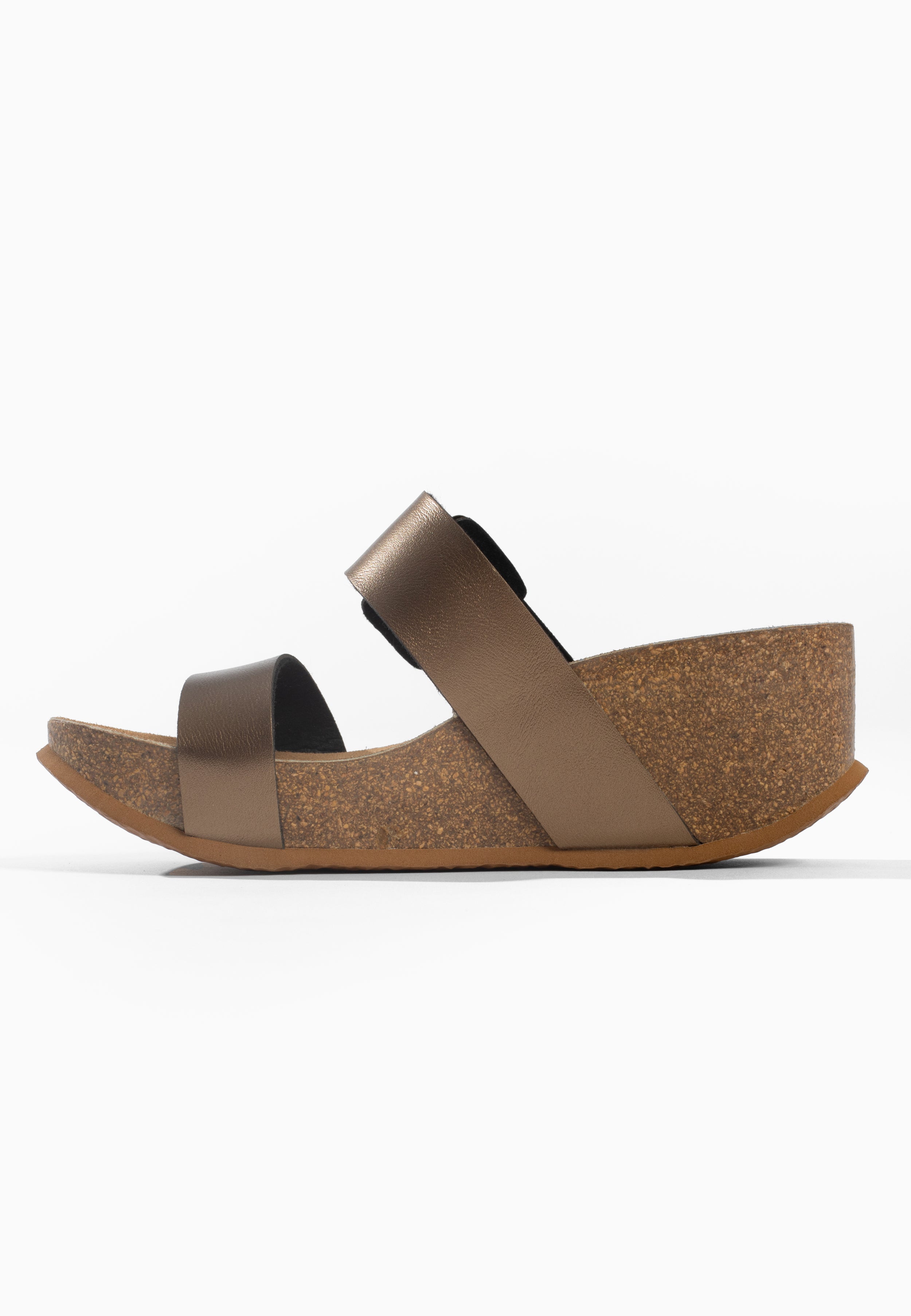 Sandales Jakarta Compensées et semi-compensées Bronze