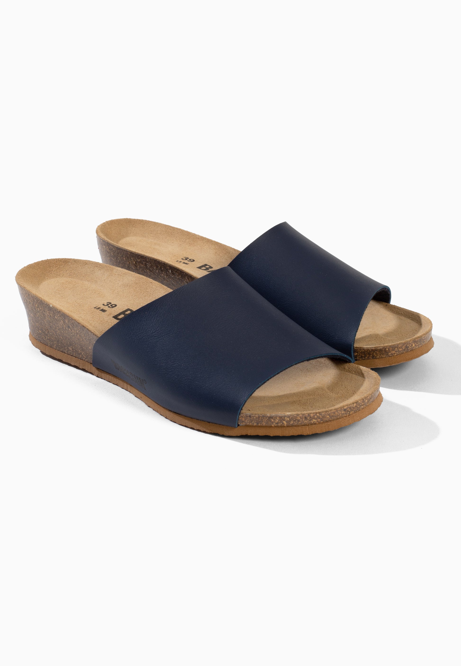 Sandales Compensées et Semi-compensées Bologne Bleu marine