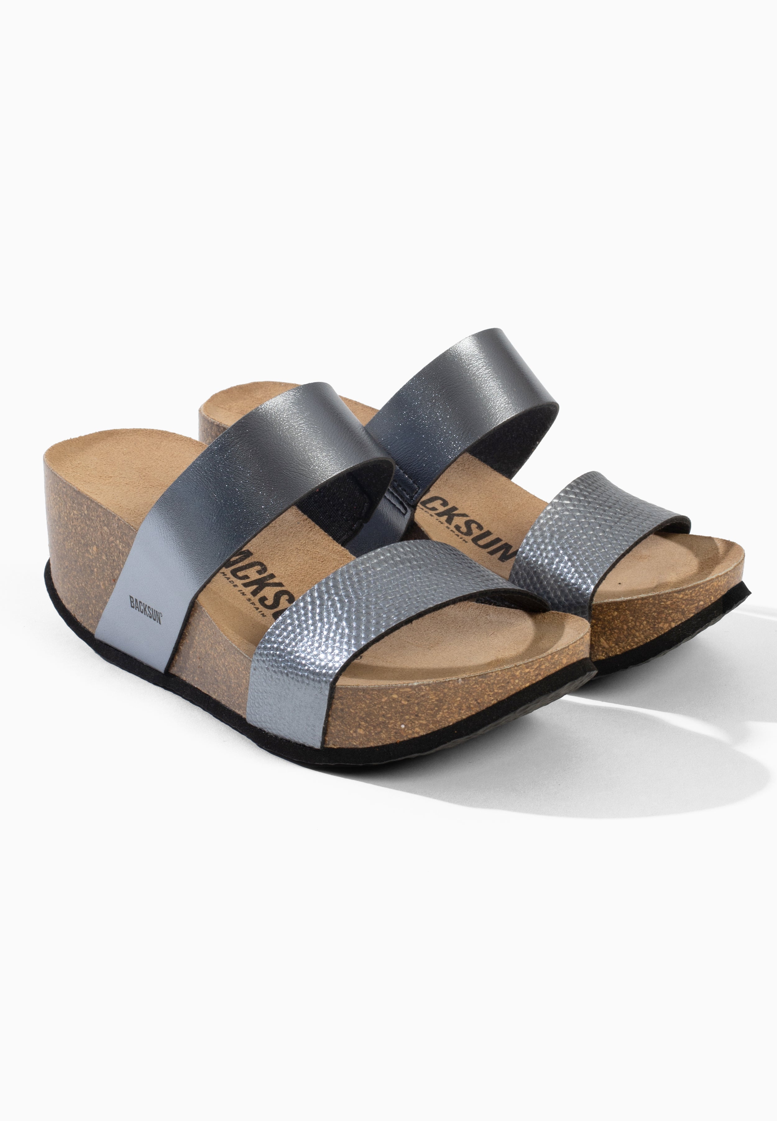 Sandales Compensées et Semi-compensées Libreville Pewter