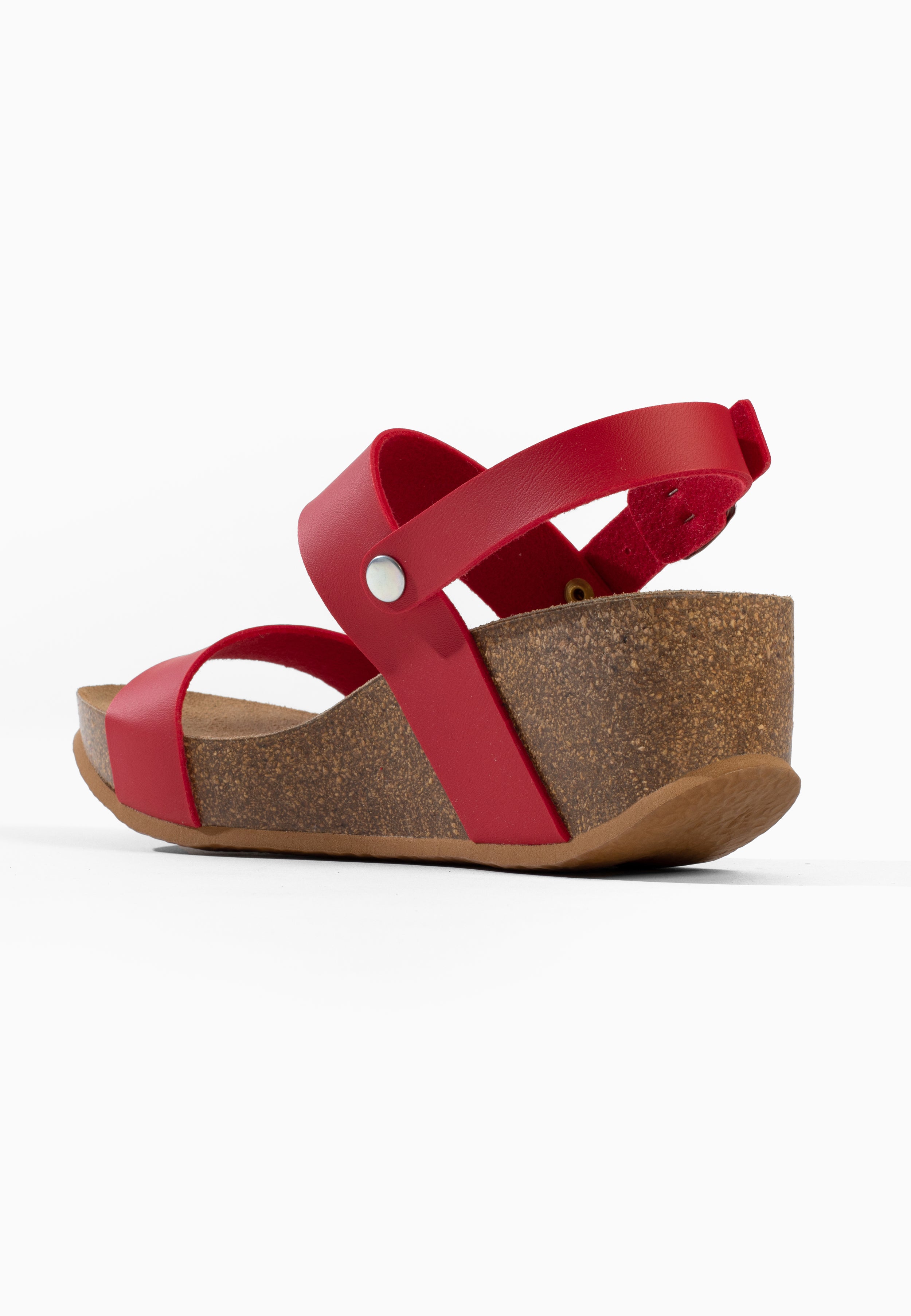 Sandales Cali Compensées et semi-compensées Rouge