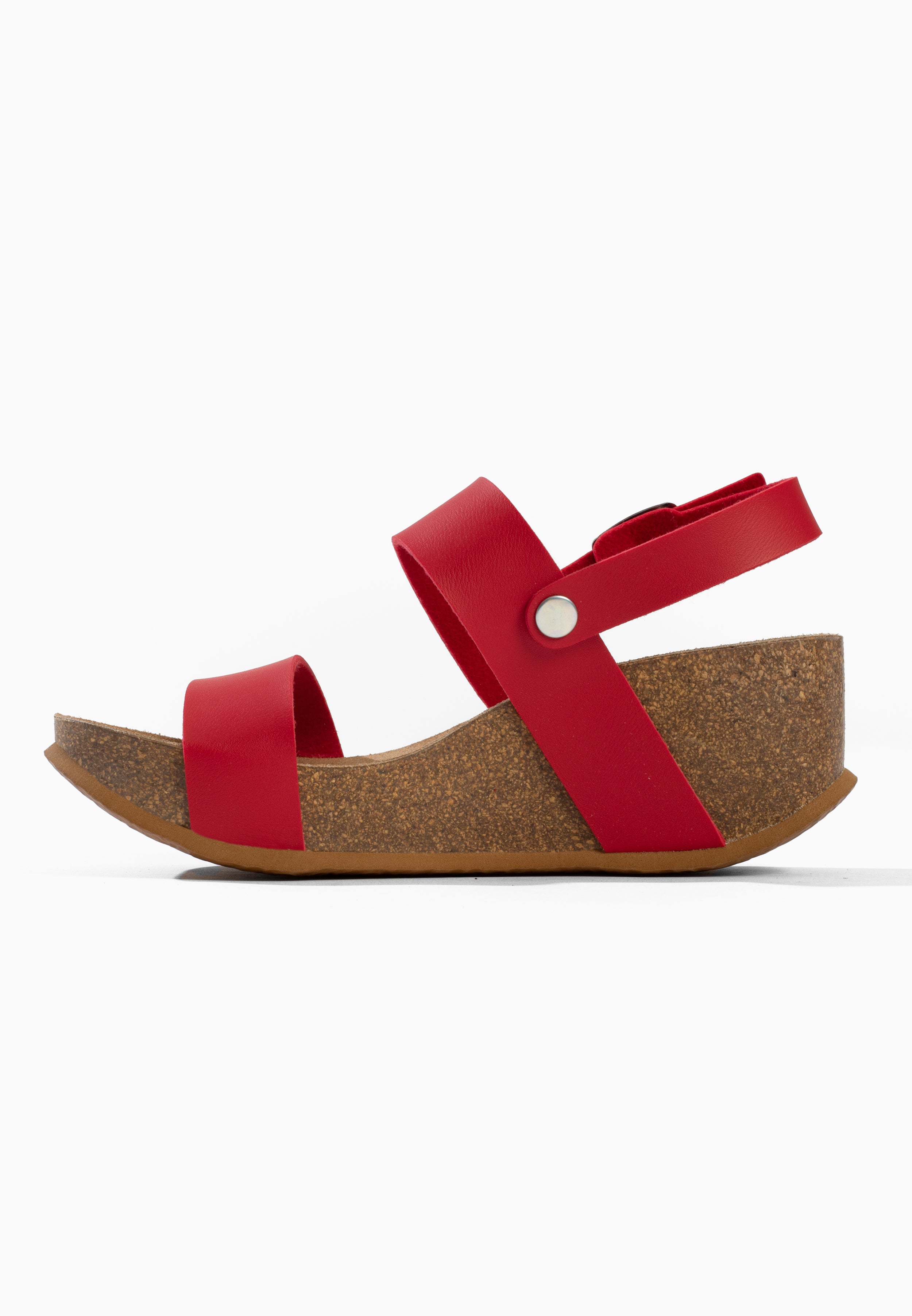 Sandales Cali Compensées et semi-compensées Rouge