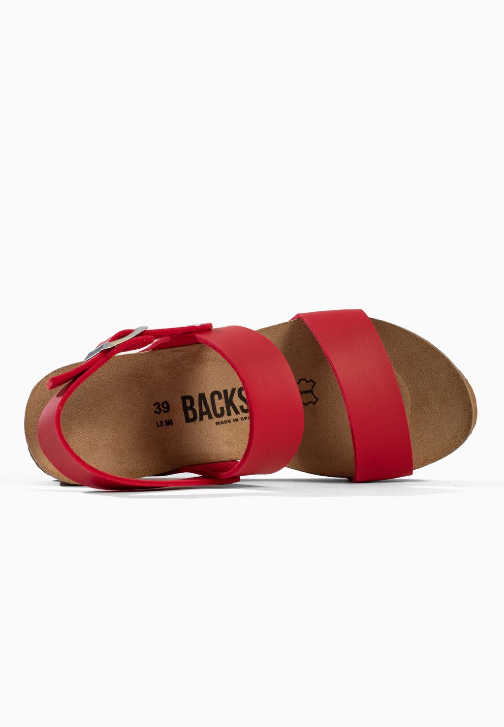Sandales Cali Compensées et semi-compensées Rouge
