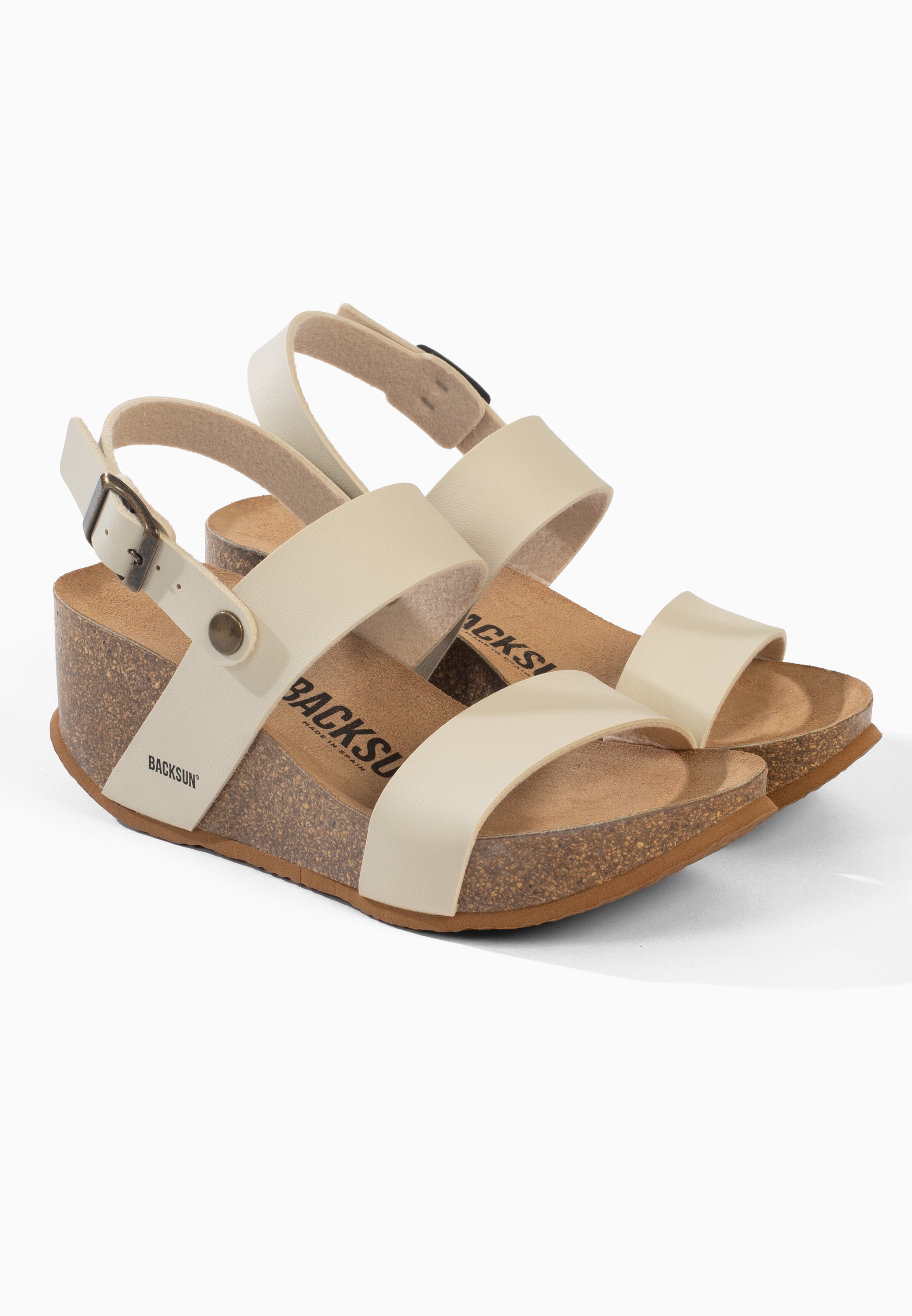 Sandales Compensées et Semi-compensées Cali Beige