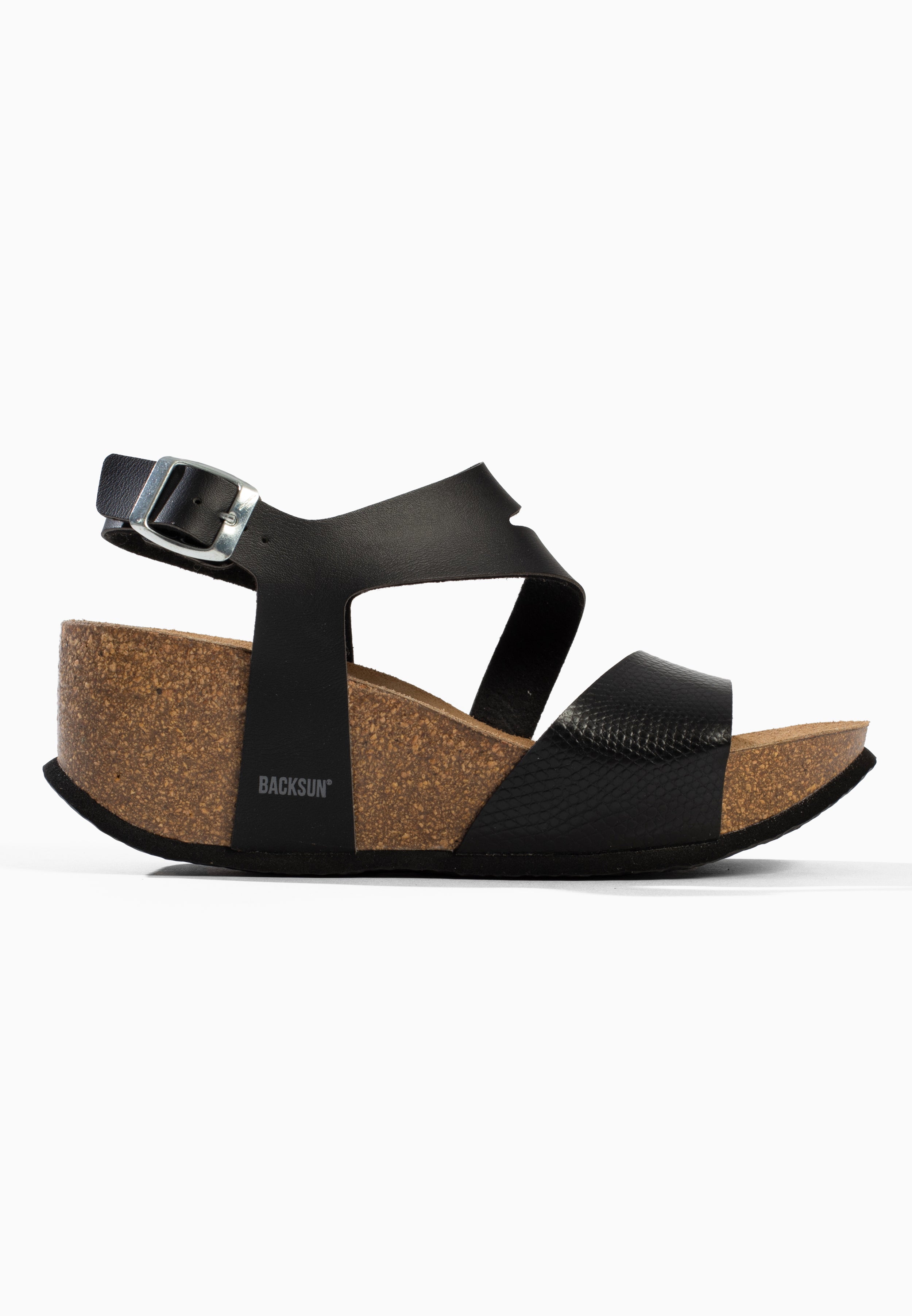 Sandales Bolzano Compensées et semi-compensées Noir