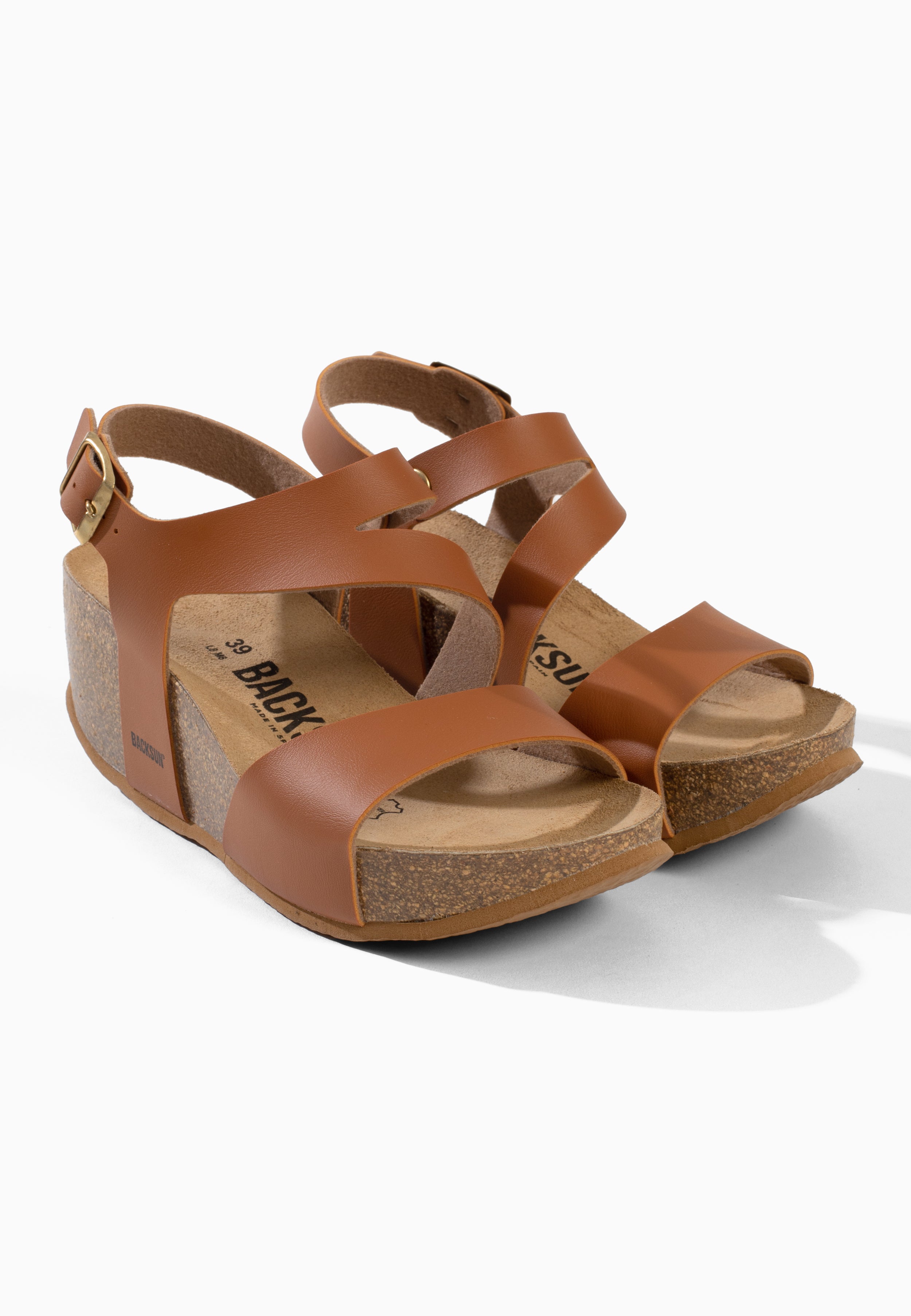 Sandales Compensées et Semi-compensées Bolzano Camel