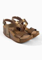 Sandales Bolzano Compensées et semi-compensées Bronze