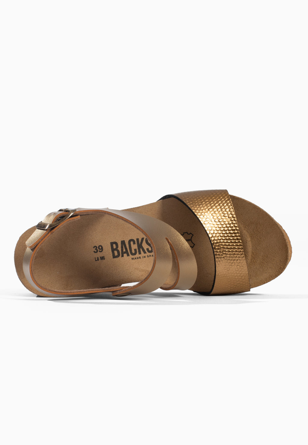 Sandales Bolzano Compensées et semi-compensées Bronze