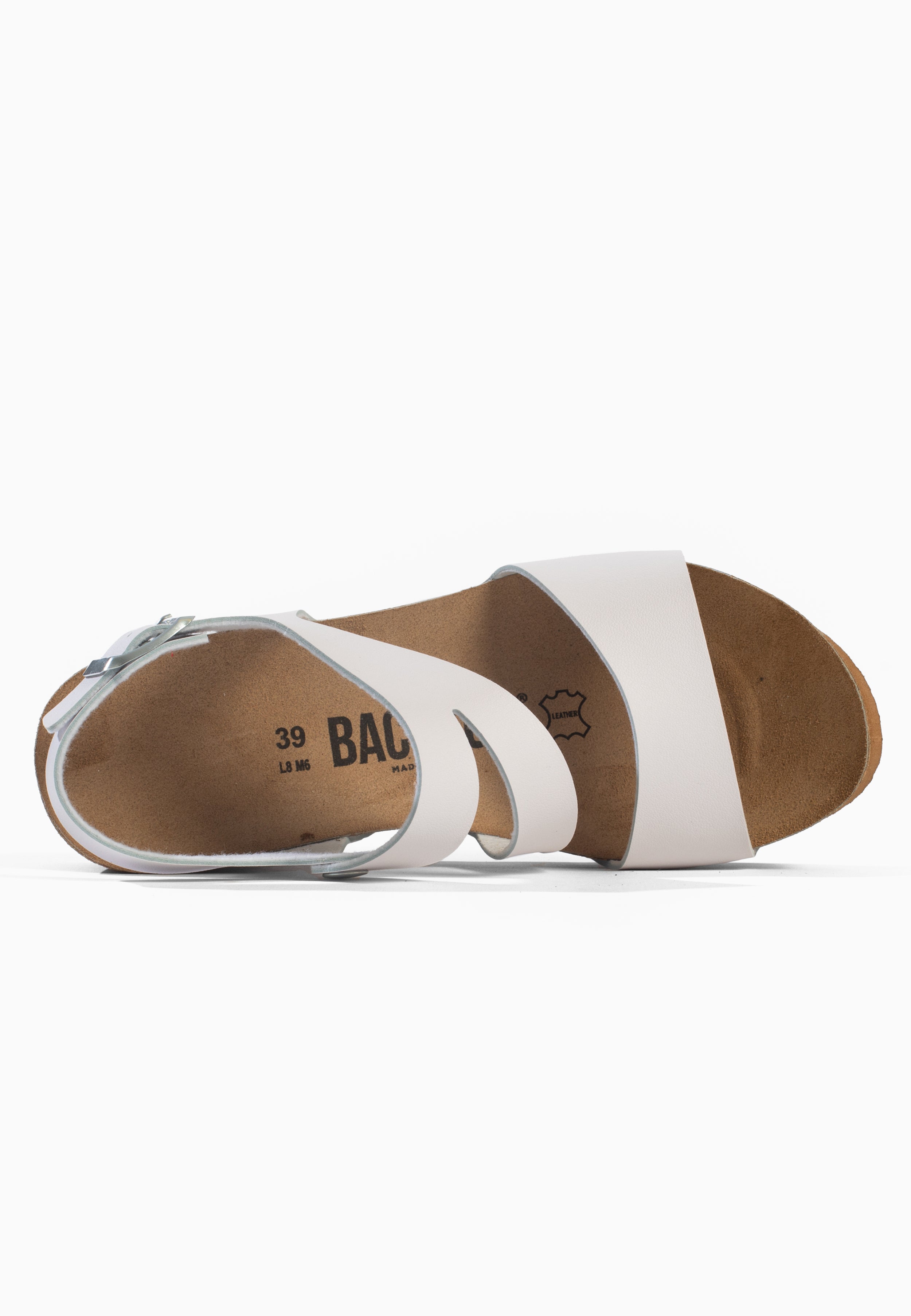 Sandales Bolzano Compensées et semi-compensées Blanc