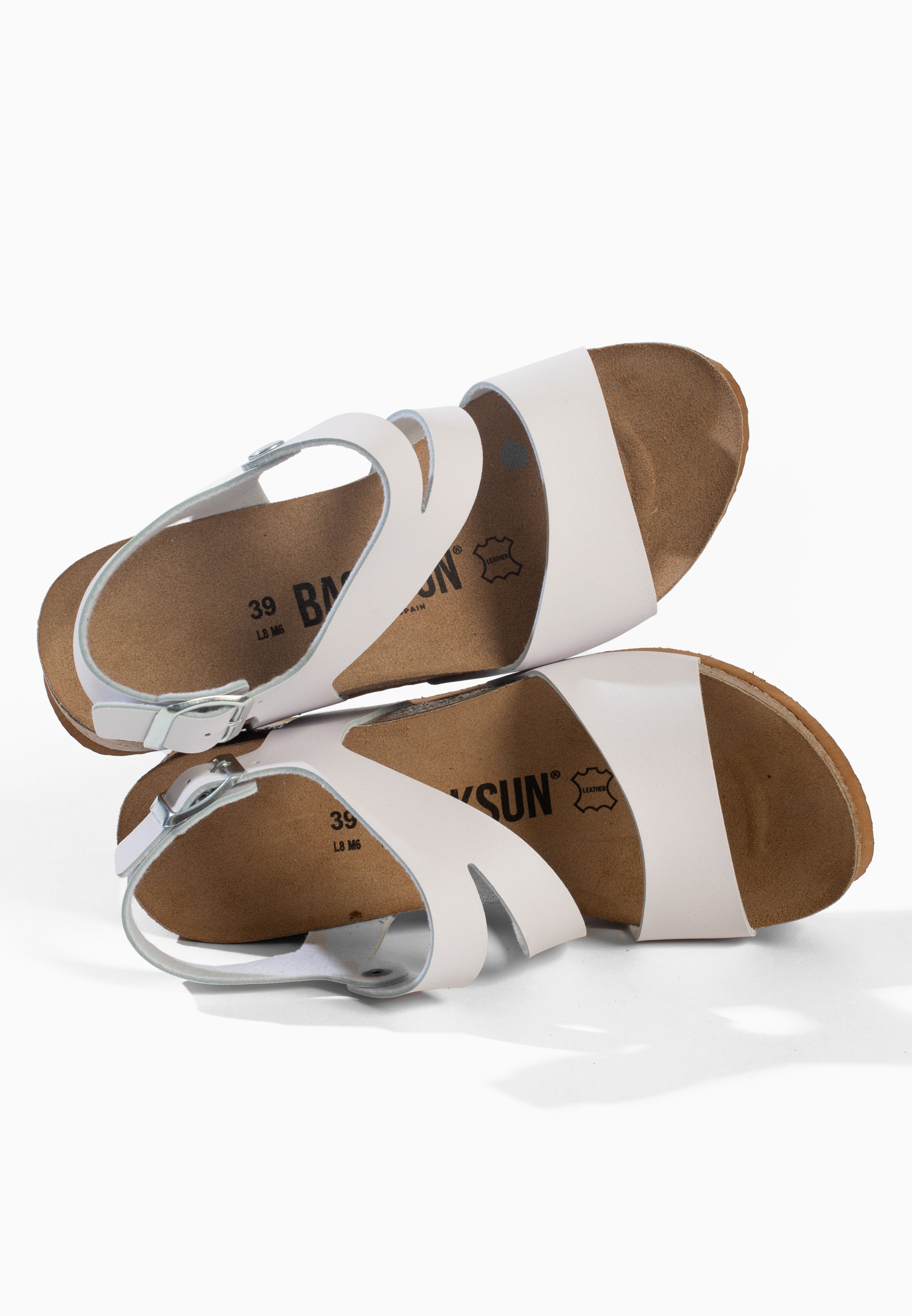 Sandales Bolzano Compensées et semi-compensées Blanc