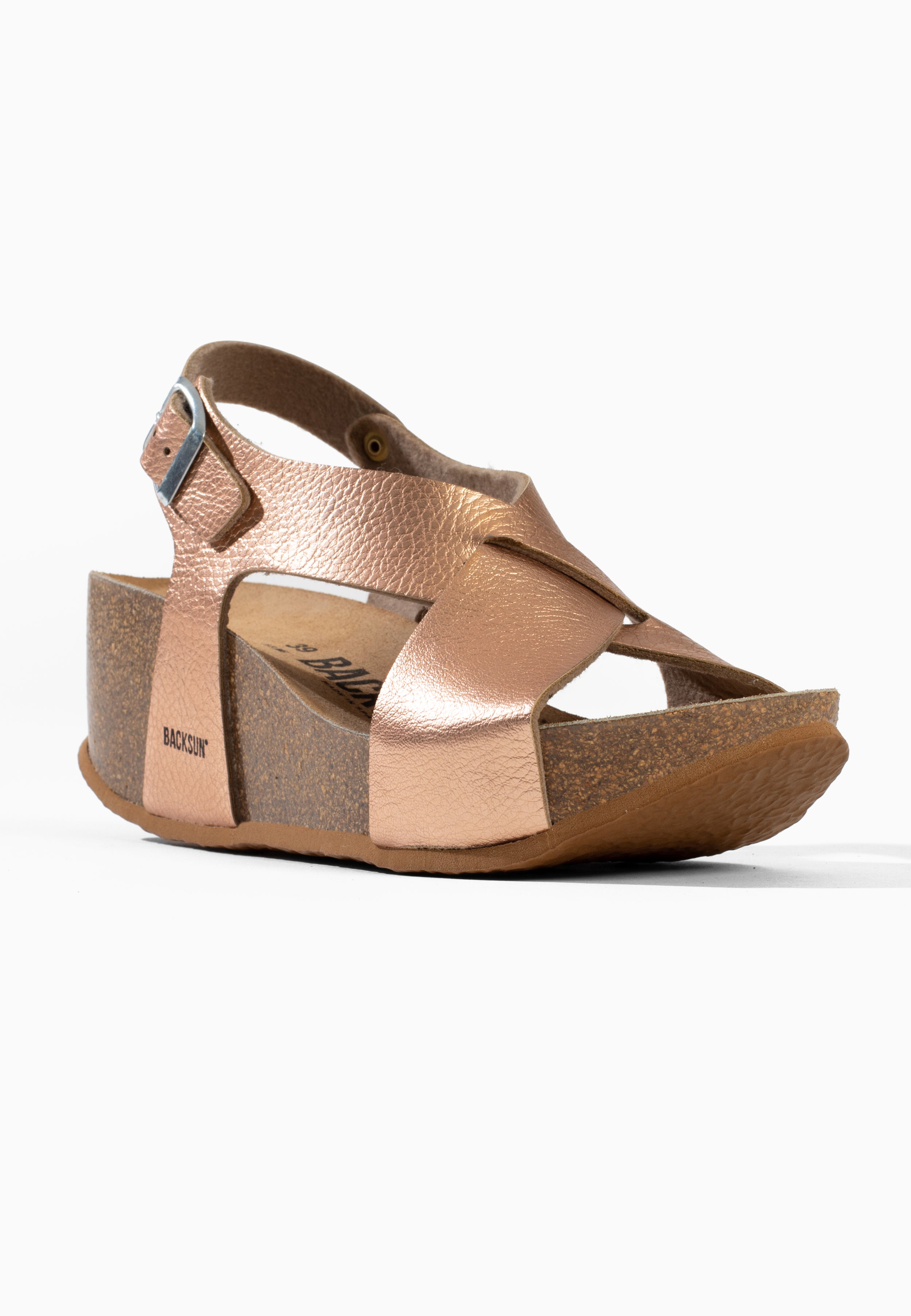 Sandales Compensées et Semi-compensées Brindisi Rose Doré