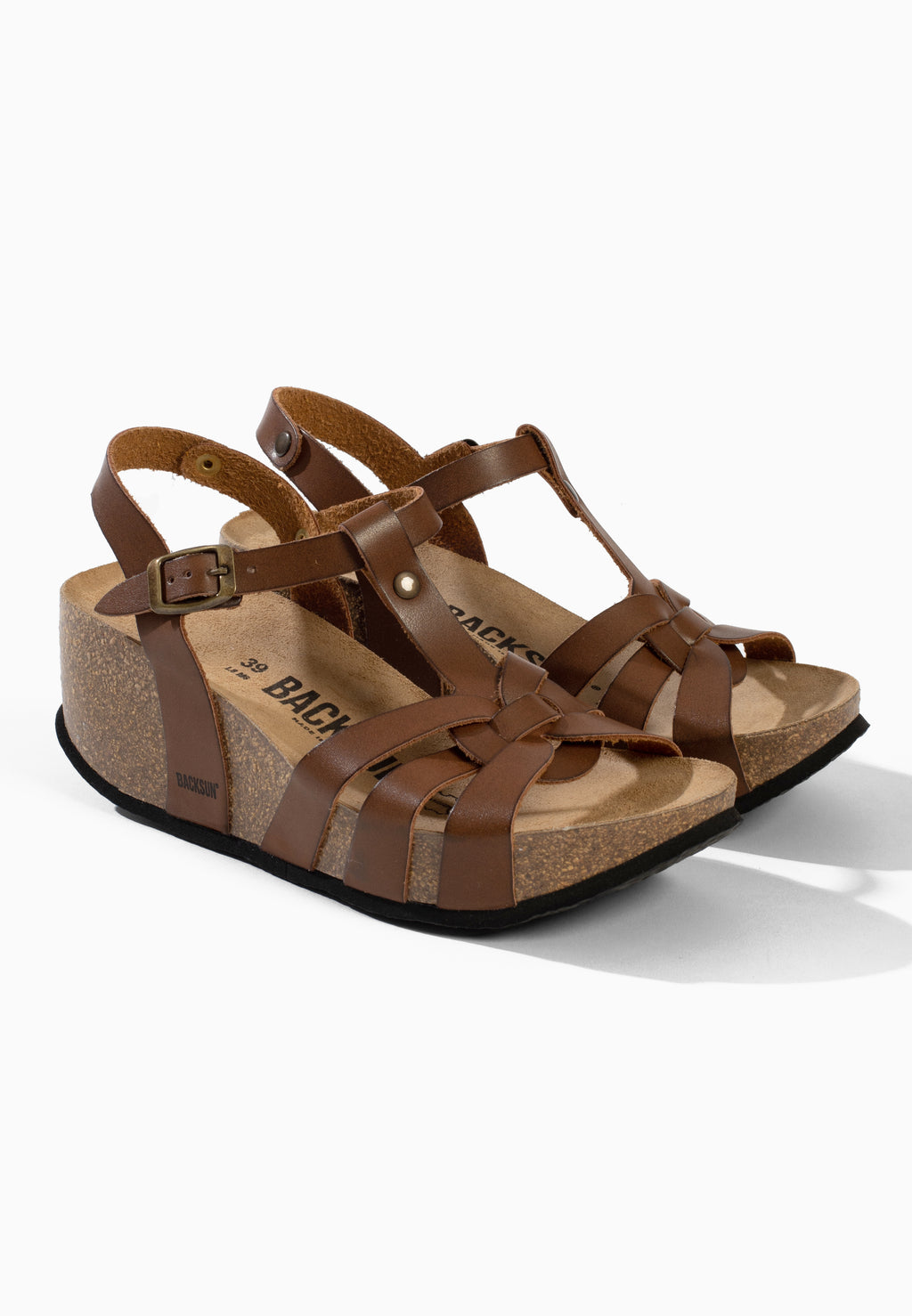 Sandales Compensées et Semi-compensées Cagliari Camel