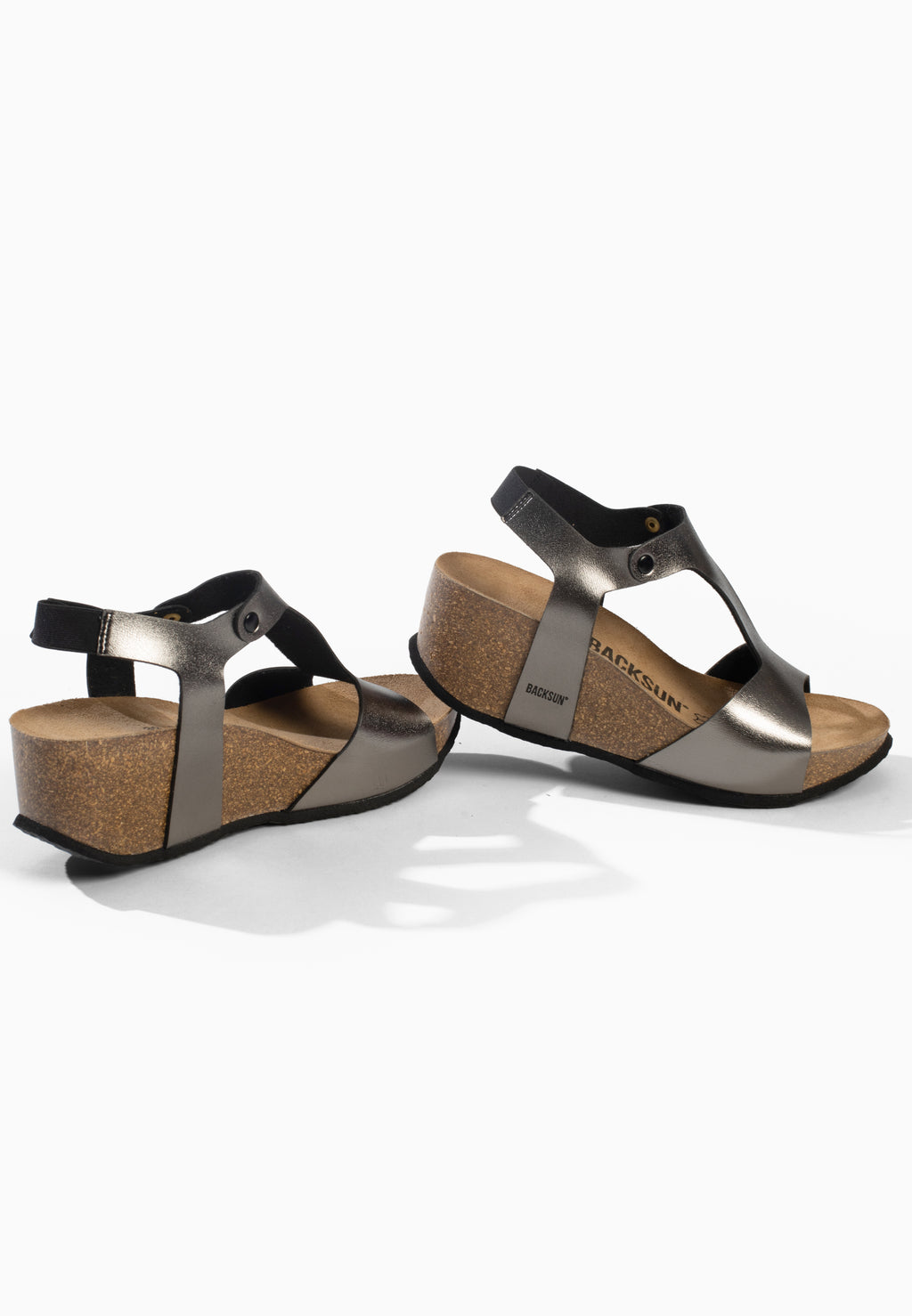 Sandales Compensées et Semi-compensées Florence Anthracite