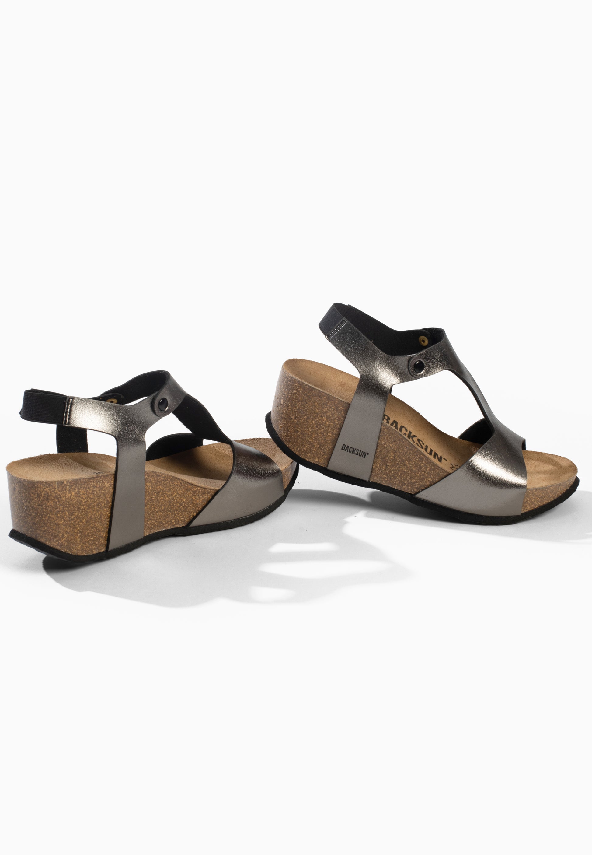 Sandales Compensées et Semi-compensées Florence Anthracite