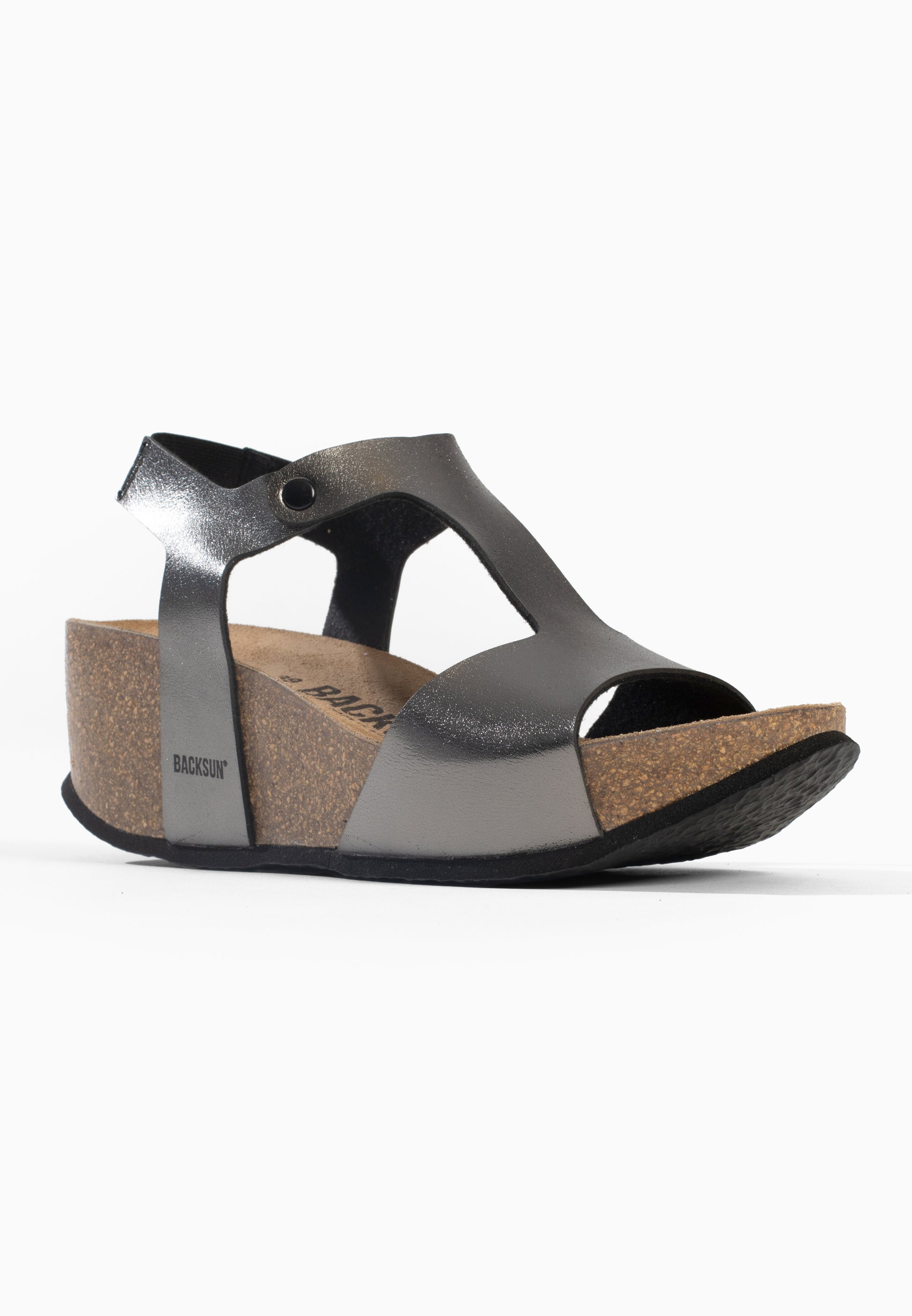 Sandales Compensées et Semi-compensées Florence Anthracite