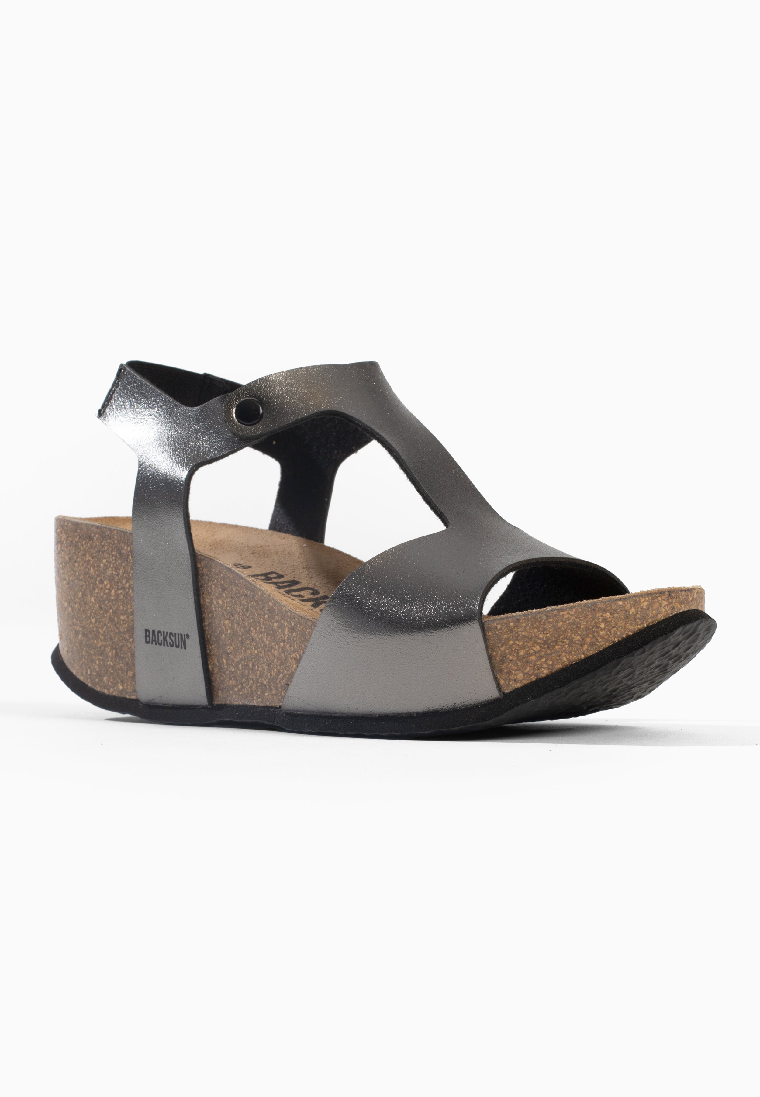Sandales Compensées et Semi-compensées Florence Anthracite
