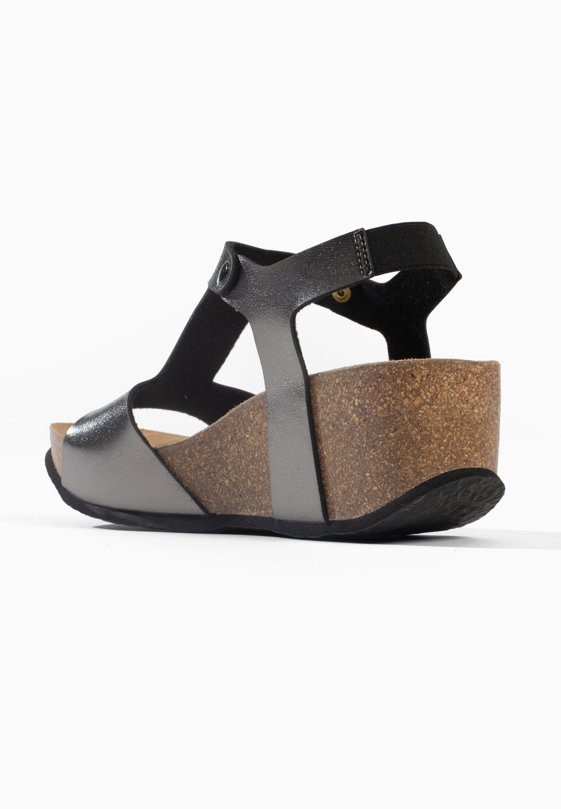 Sandales Compensées et Semi-compensées Florence Anthracite