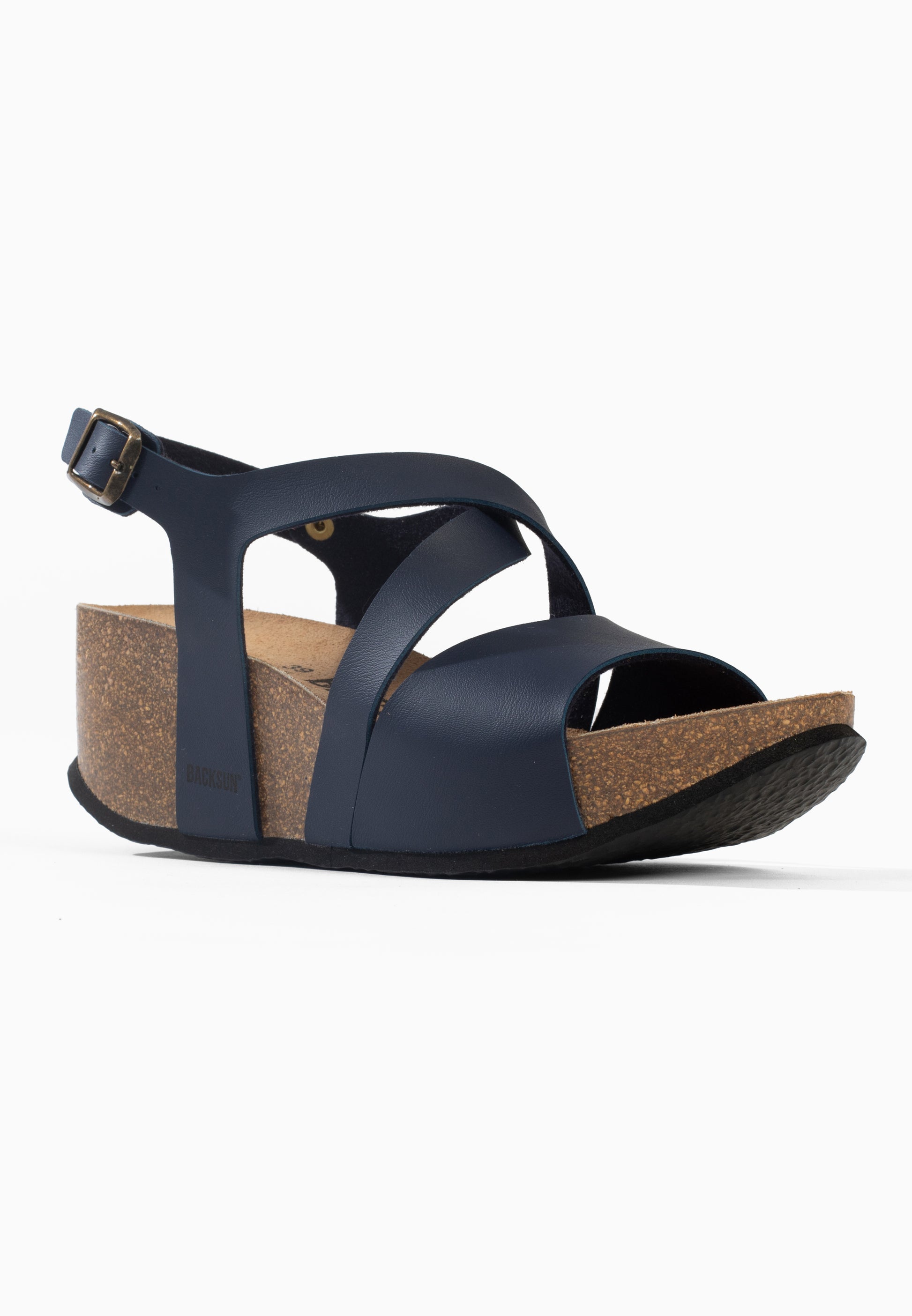 Sandales Compensées et Semi-compensées Forli Bleu marine