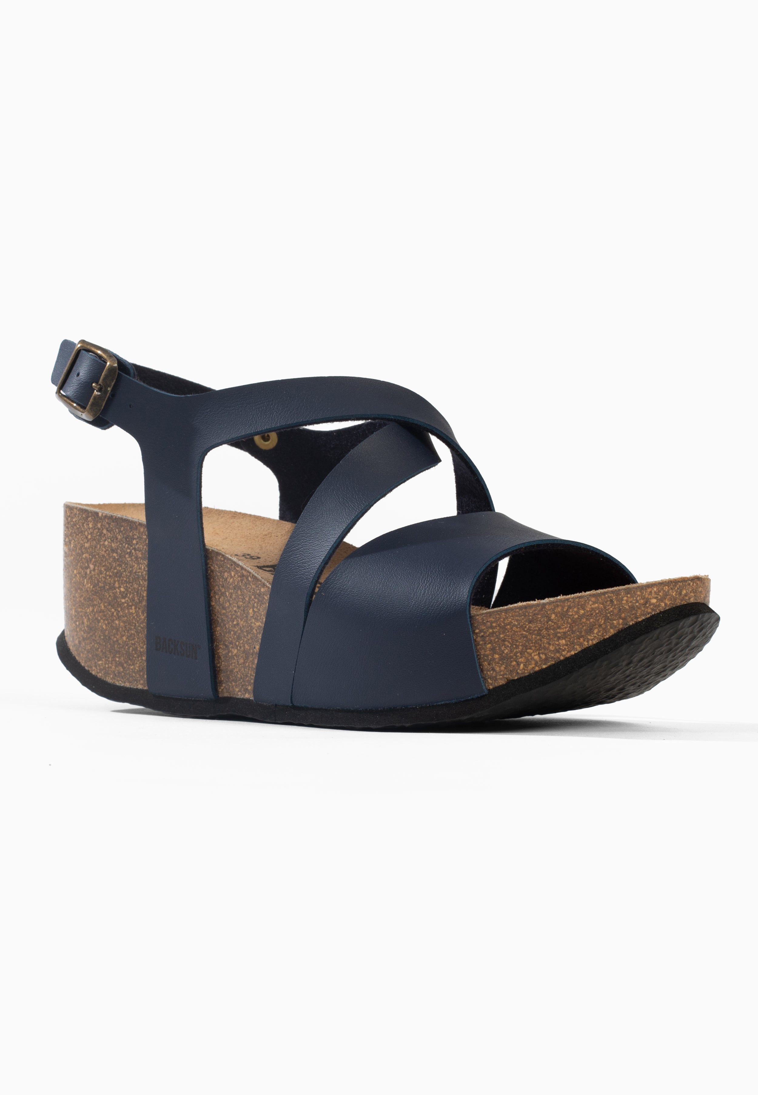 Sandales Compensées et Semi-compensées Forli Bleu marine