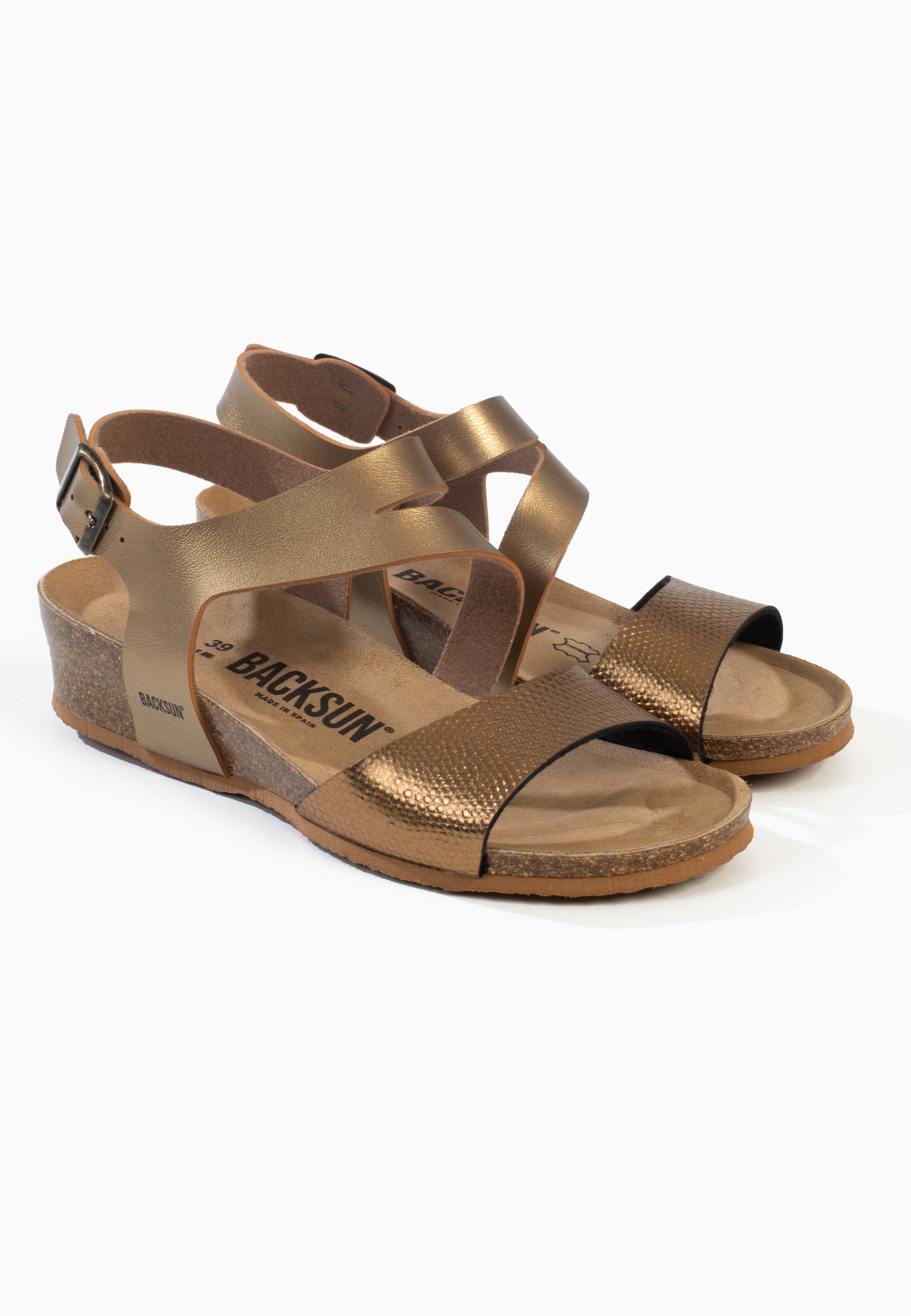 Sandales Lamezia Compensées et semi-compensées Bronze