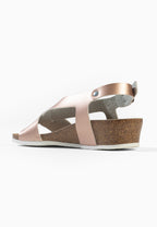 Lampa Rose Gold Wedge and Semi-Wedge Sandals