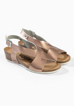 Lampa Rose Gold Wedge and Semi-Wedge Sandals