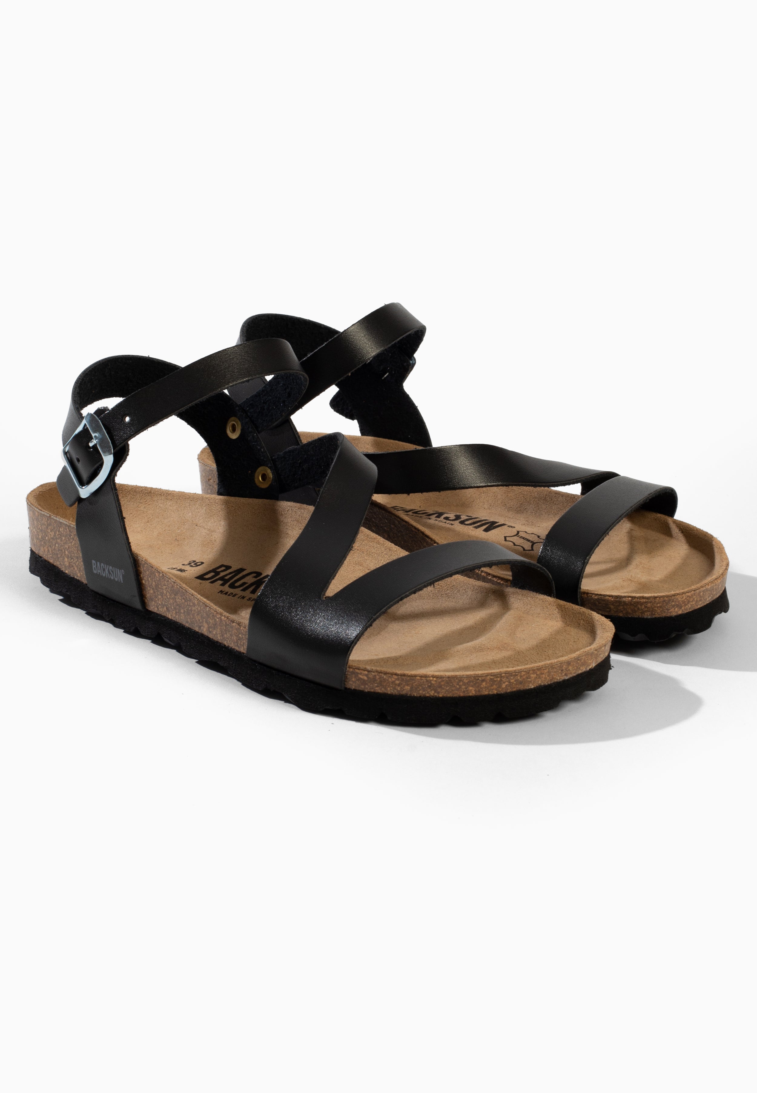 Sandales Parma Multi-Brides Noir