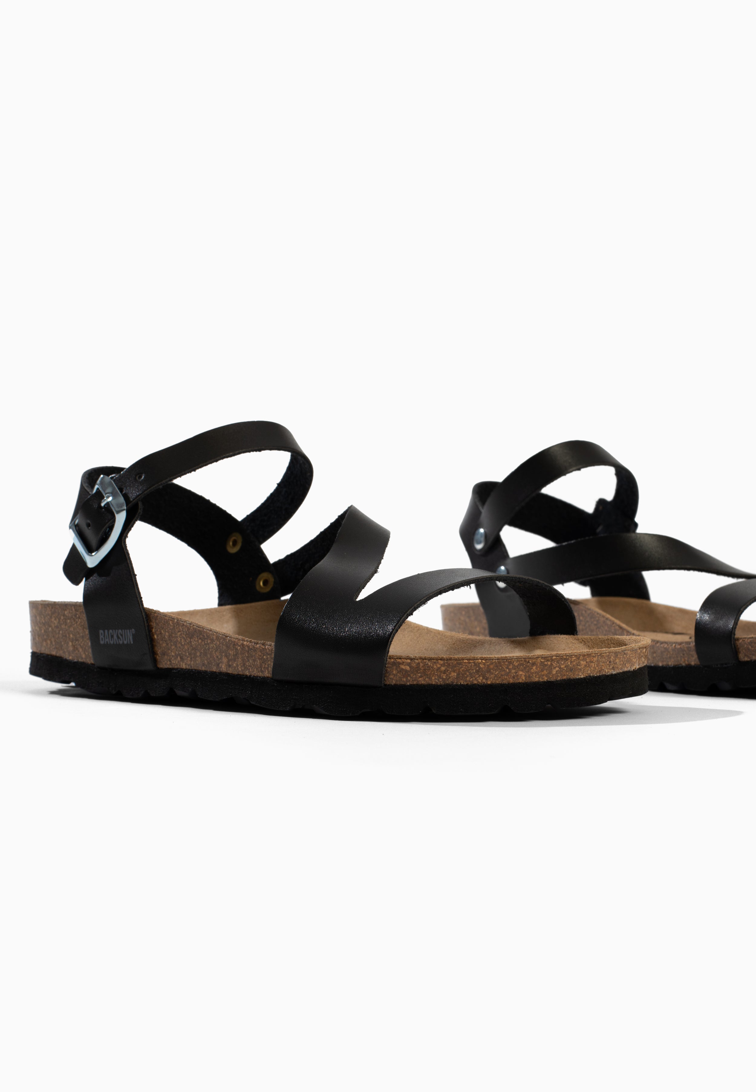 Sandales Parma Multi-Brides Noir