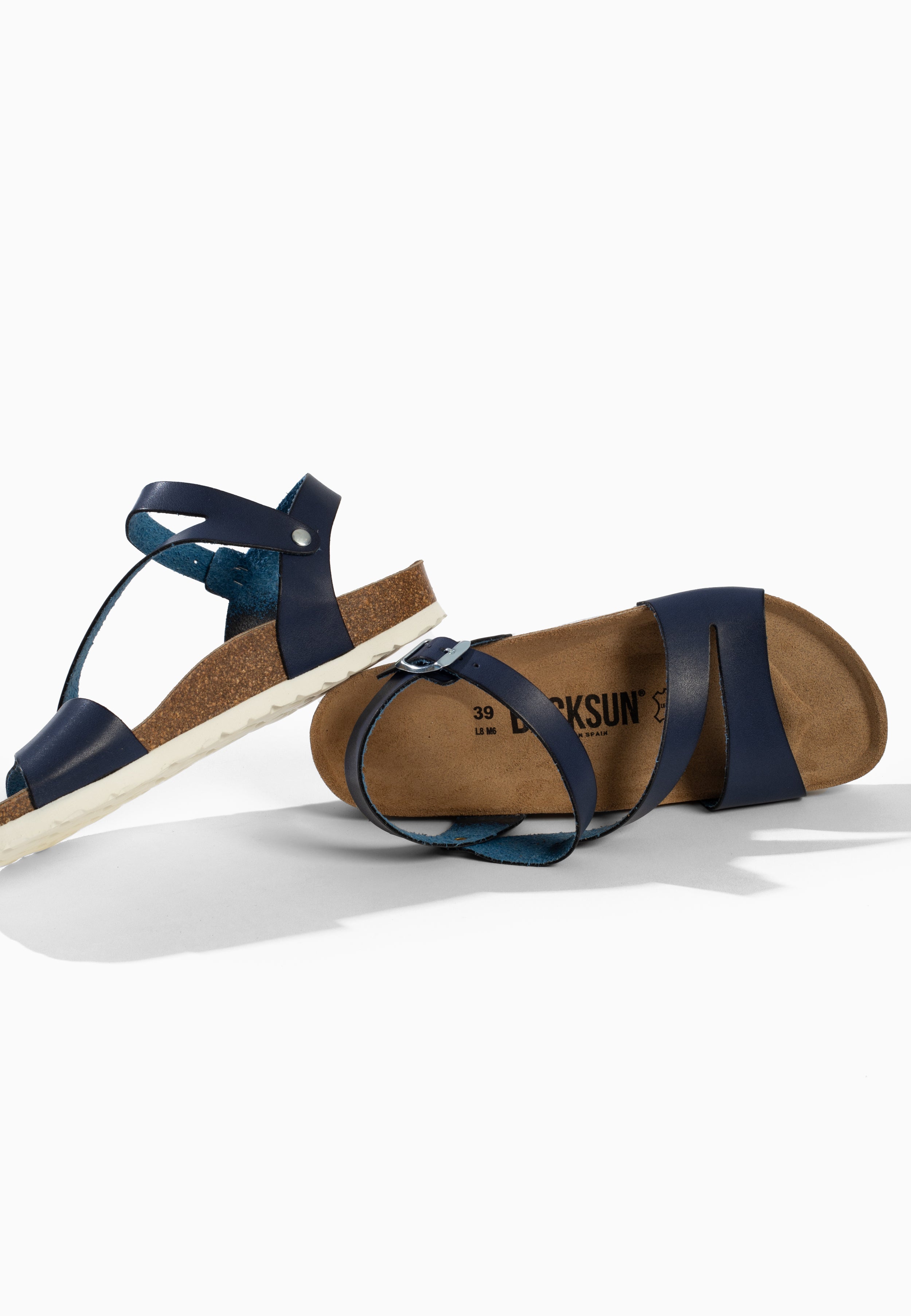 Sandales Parma Multi-Brides Bleu marine